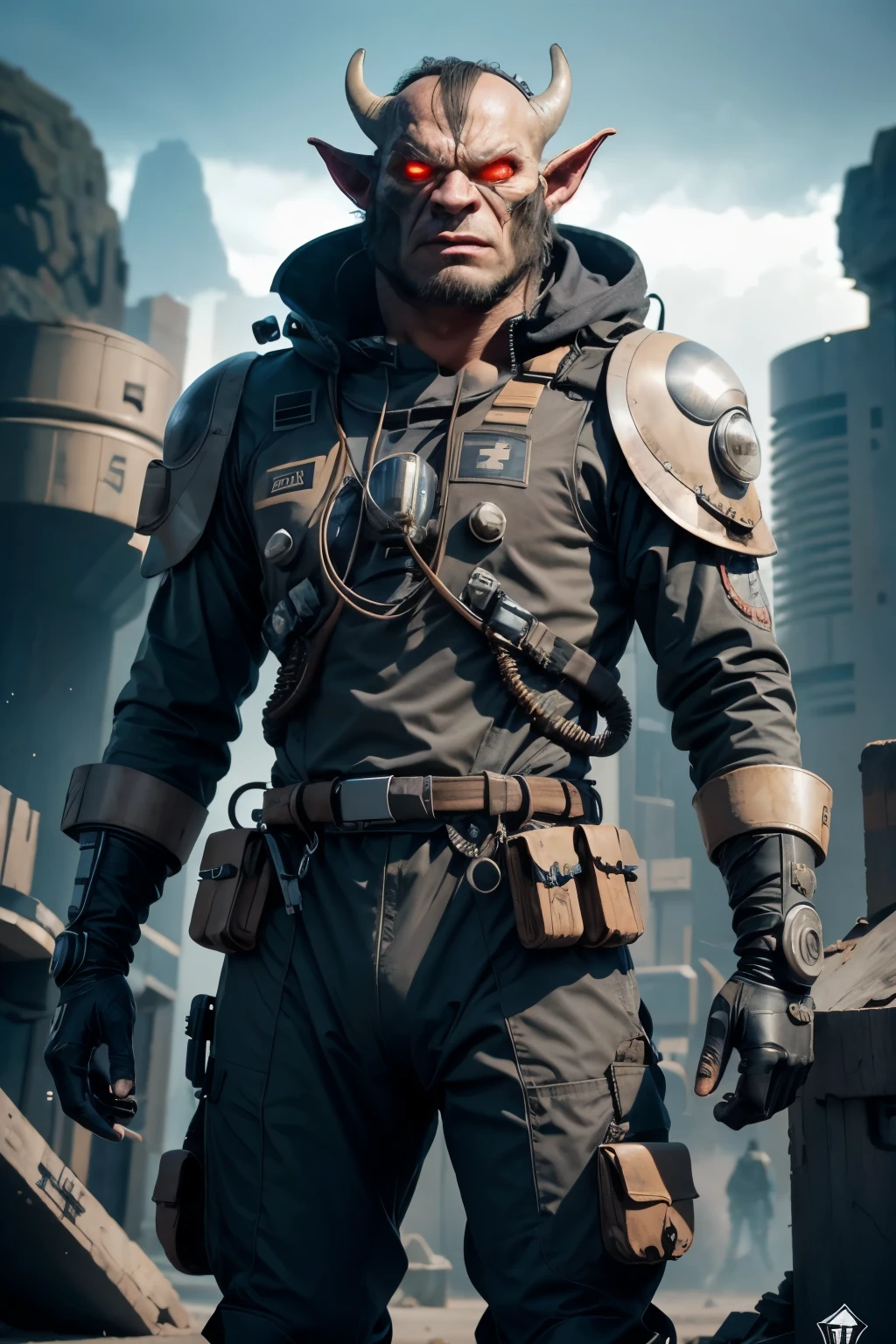 complete the failed engineering suit. Traje espacial futurista