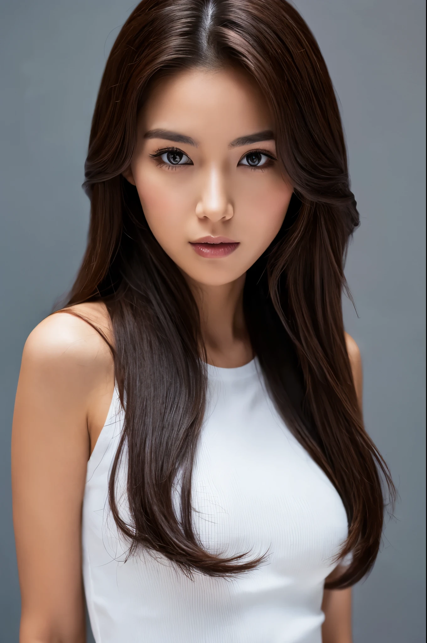 ((16K, masterpiece, RAW Photos, Highest quality,Ultra-high resolution, Realistic, Highly detailed CG integrated in 16K)), 8k, diamond,wallpaper, Written boundary depth,Beautiful Face:1.4,big, Beautiful double eyelids,Cinematic Light,Beautiful Face,(Detailed face),(Slender and cute woman:1.4),(20-year-old),(With the same expression:1.4),Close ~ eyes,(Pose, skin color, and clothing remain the same.:1.4),Accurate anatomy:1.4,((nsdw,naked,))