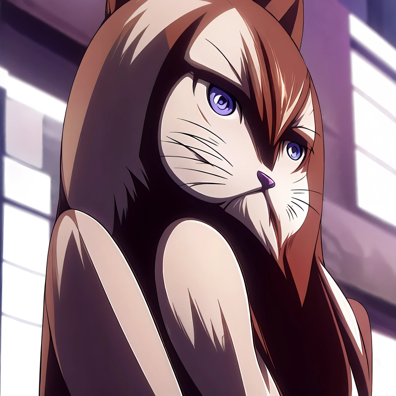 Buff cat
