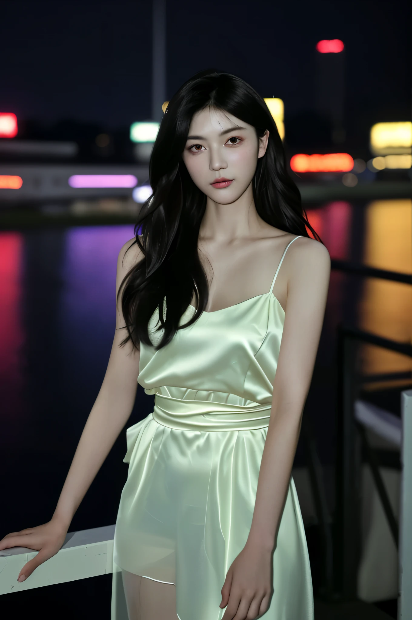 daughter-in-law、Mix 4、(8k、original photography、top quality、masterpiece:1.2)、(Endless realism、lifelike:1.37)、1 girl in、Cute little turtle、overlooking the city、night、rain、wet、professional lighting、photon mapping、radio city、Physically based rendering、gradient black hair、short curly hair、a handsome guy、girly、White ball set、Excellent graphics performance、high resolution、1080P、(clear face)、(detailed facial description)、(Detailed description of the hand)、(fragmentary mediocrity)、(Exquisite CG)、 extreme light and shadow、messy hair、masterpiece、Rich details​、(Exquisite facial features)、(Excellent picture quality)、(masterpiece)、(Eye for details)、Looking forward to your eyes、Clavicle tenderness、(huge :1.2)、(Transparent purity :1.2)、Full body female love