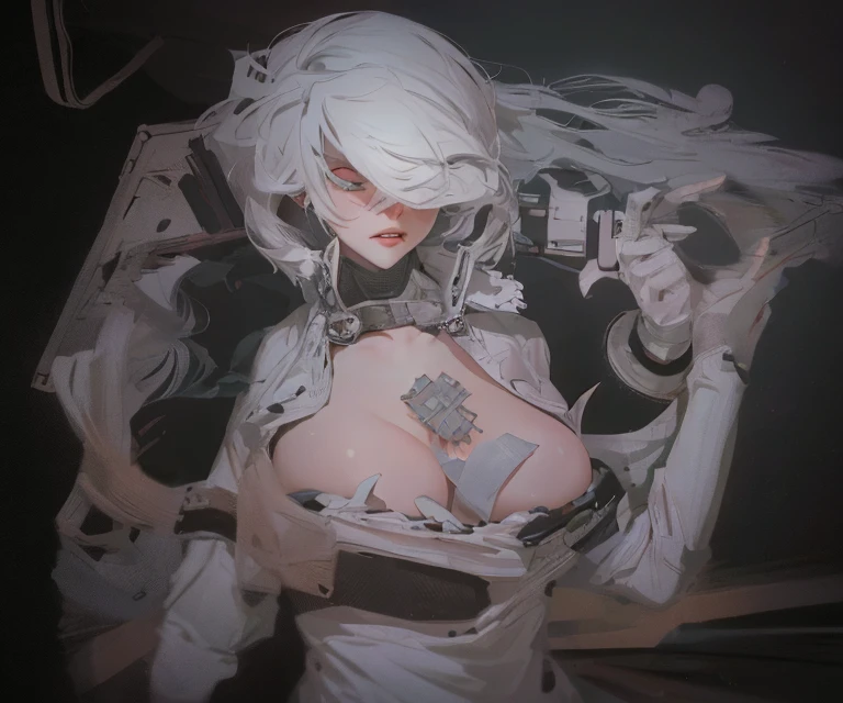 ((La mejor calidad)), ((obra maestra)), (muy detallado:1.3), ...............................................................................................................................................3D, Beautiful (cyberpunk:1.3) Mujer hacker, peinado corto,pelo corto, Volver al visor, cabello grueso, Terminal de ordenador operativo, Pantalla montada en la cabeza, computer server, Pantalla LCD, fiber optic cable, Logotipo de la empresa, HDR (High Dymanic Range), Trazado de rayos, NVIDIA RTX, Super resolution, Irreal 5, Subsoil Scatter, Textura PBR, Post-procesamiento, Anisotropic filtering, profundidad de campo, maximum sharpness and sharpness, Texturas multicapa, Albedo y Highlight Maps, Sombreado de superficies, Accurate simulation of light-material interactions, proporciones perfectas, Renderizado de octanaje, duotone lighting, ISO bajo, balance de blancos, Regla de los tercios, amplia apertura, 8K RAW, efficient sub-pixels, sub-pixel convolution, glow particles, dynamic pose