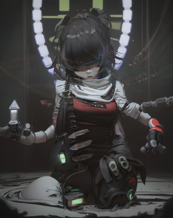((La mejor calidad)), ((obra maestra)), (muy detallado:1.3), ...............................................................................................................................................3D, Beautiful (cyberpunk:1.3) Mujer hacker, peinado corto,pelo corto, Volver al visor, cabello grueso, Terminal de ordenador operativo, Pantalla montada en la cabeza, computer server, Pantalla LCD, fiber optic cable, Logotipo de la empresa, HDR (High Dymanic Range), Trazado de rayos, NVIDIA RTX, Super resolution, Irreal 5, Subsoil Scatter, Textura PBR, Post-procesamiento, Anisotropic filtering, profundidad de campo, maximum sharpness and sharpness, Texturas multicapa, Albedo y Highlight Maps, Sombreado de superficies, Accurate simulation of light-material interactions, proporciones perfectas, Renderizado de octanaje, duotone lighting, ISO bajo, balance de blancos, Regla de los tercios, amplia apertura, 8K RAW, efficient sub-pixels, sub-pixel convolution, glow particles, dynamic  pose