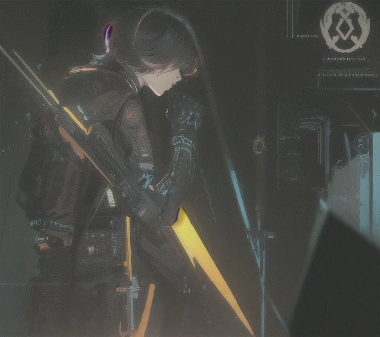 ((La mejor calidad)), ((obra maestra)), (muy detallado:1.3), ..............3D, Beautiful (cyberpunk:1.3) Mujer hacker, peinado corto,pelo corto, Volver al visor, cabello grueso, Terminal de ordenador operativo, Pantalla montada en la cabeza, computer server, Pantalla LCD, fiber optic cable, Logotipo de la empresa, HDR (High Dymanic Range), Trazado de rayos, NVIDIA RTX, Super resolution, Irreal 5, Subsoil Scatter, Textura PBR, Post-procesamiento, Anisotropic filtering, profundidad de campo, maximum sharpness and sharpness, Texturas multicapa, Albedo y Highlight Maps, Sombreado de superficies, Accurate simulation of light-material interactions, proporciones perfectas, Renderizado de octanaje, duotone lighting, ISO bajo, balance de blancos, Regla de los tercios, amplia apertura, 8K RAW, efficient sub-pixels, sub-pixel convolution, glow particles, dynamic pose