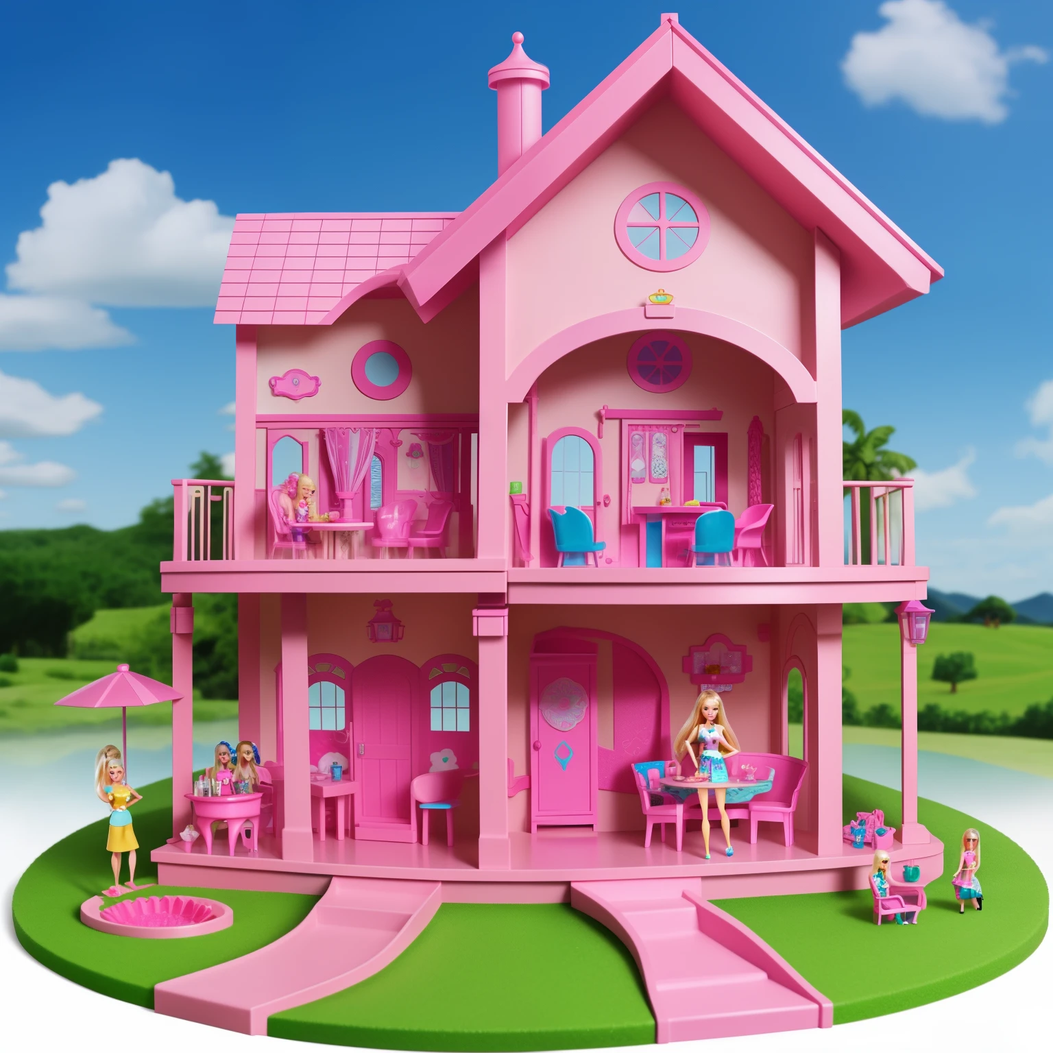 barbie dreamhouse village