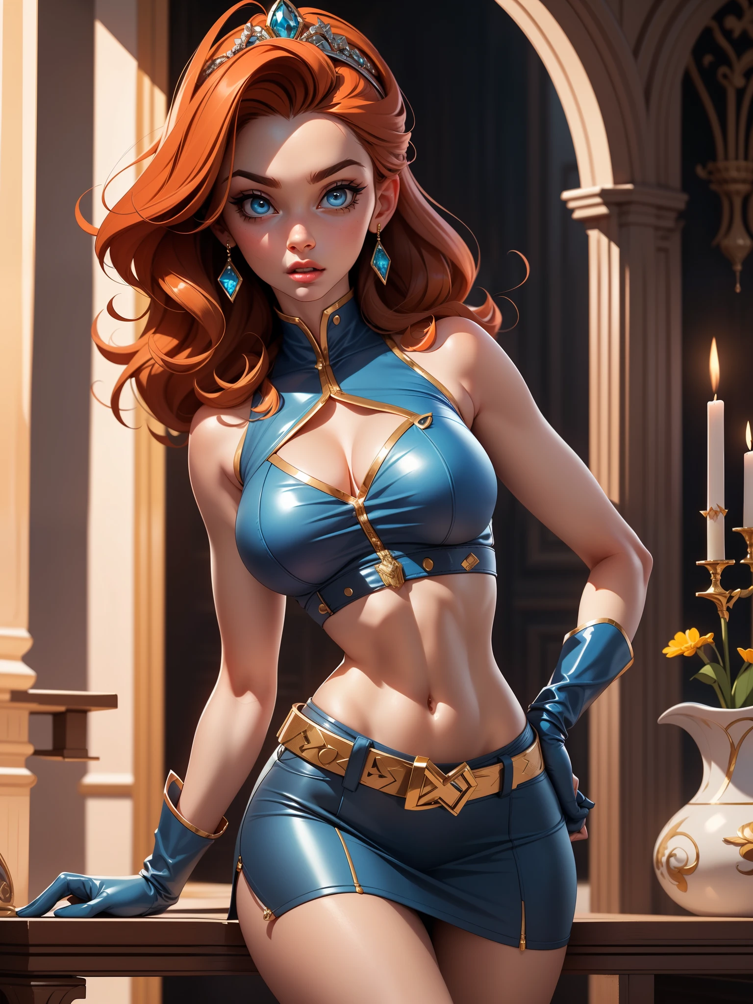 score_9, score_8_highly, score_7_highly, Evaluation explicitly, detailed soft lighting, source_cartoon, cartoon style, 1 girl, (Kim Possible:1.1), Carry (red, bodycon dress:1.1), Nice eyes, eyes open, Innocent smile, (masterpiece, best quality, muito detalhado, Nice, realisti), night club, VIP room, (Stand, Model Bag:1.2).