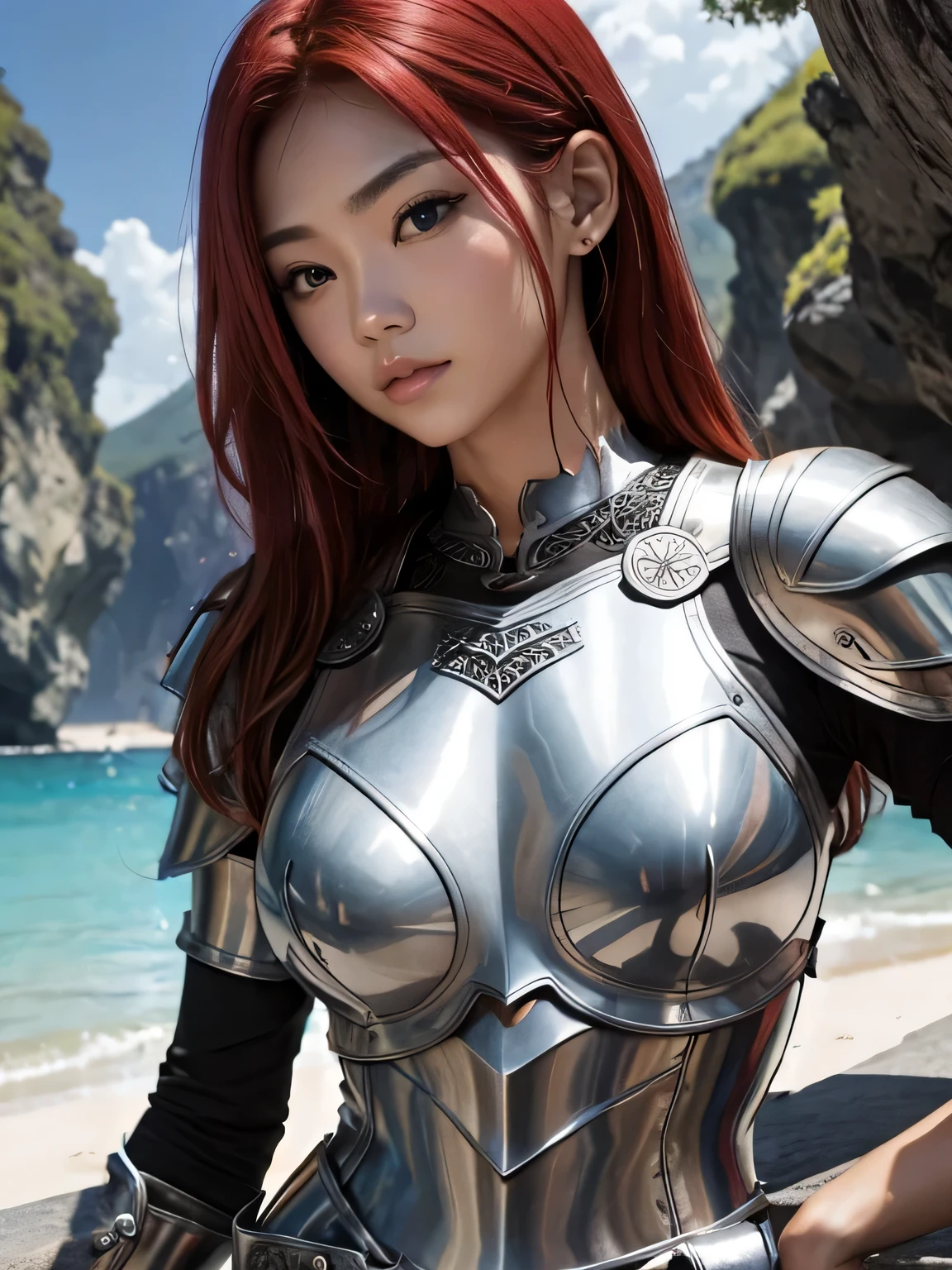 silver leather armor