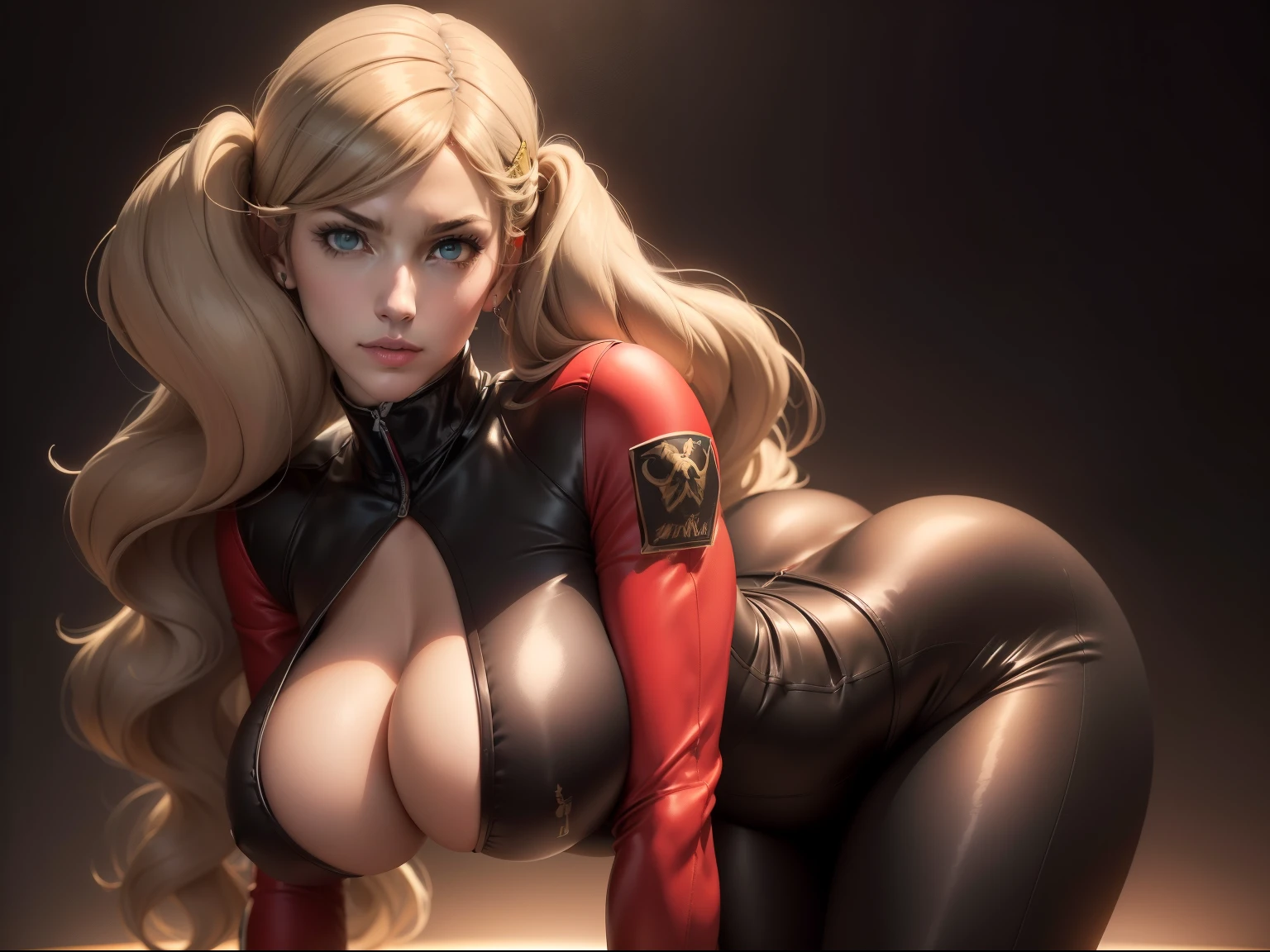 (((ann takamaki))) ((de persona 5))(((one girl frame))(((cat suit rojo)))(((lleva puesto cat suit rojo de cuerpo completo))) (((enormes tetas)))((lleva puesta su ropa))(((8k))),((cuerpo completo))(((Amazing tits)))caliente, hermosa,((Hornie)), 8k, salpicaduras de color, arte lineal, Fibonacci, (((al estilo de la carta del tarot)))((estilo humano hiperealista)),(((Empty dark background))). hiperrealista todo como un motor irreal trazado de rayos render estilo humano realista ,(((Empty dark background)))., Suavemente iluminado, Intimo exquisito detalle, sharp focus, intrincadamente detallado, rewarded photography, small-catchlight, bajo contraste, alta nitidez, facial-symmetry, profundidad de campo, cinematic background, Renderizado del motor irreal, Imagen central, dream-like, Suavemente iluminado, intimo, imagen de cuerpo completo ,cuerpo completo,((tetona)),((piernas torneadas)) perfect ass ecchi