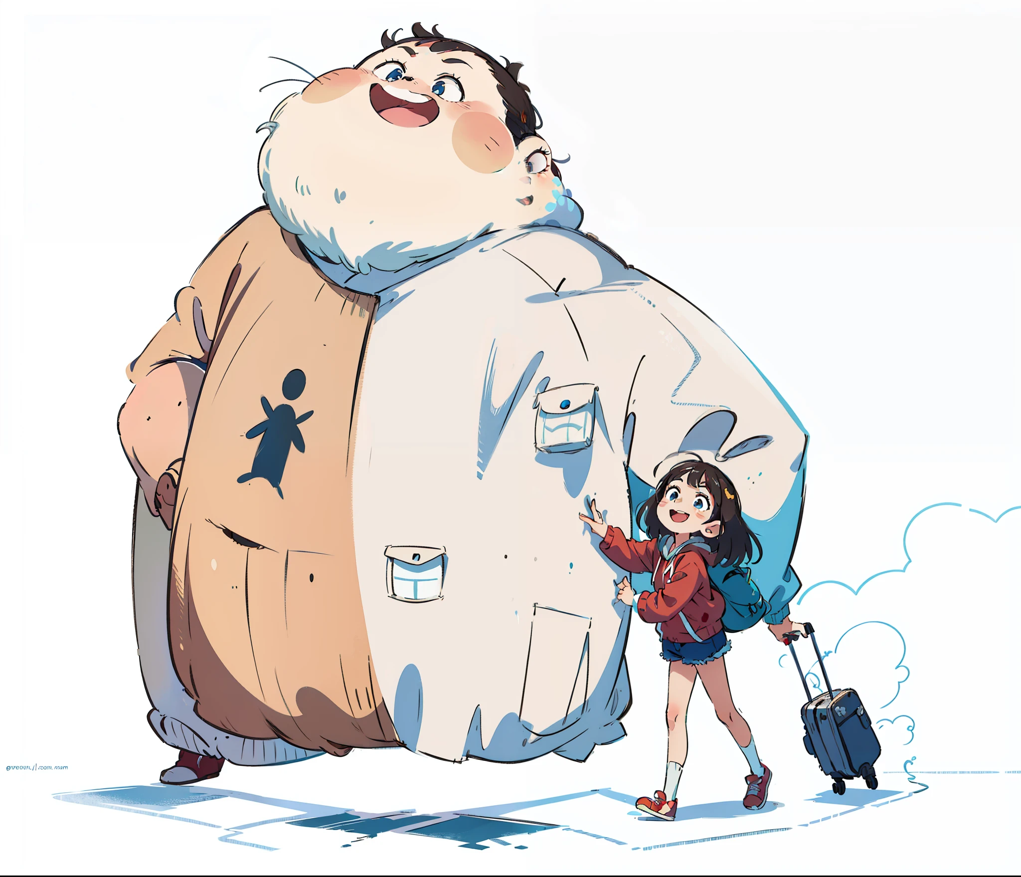 mother becomes inflatable at the request of the child and the son asks the mother if she can make her body grow and the mother replies that she will try and she manages to increase her size