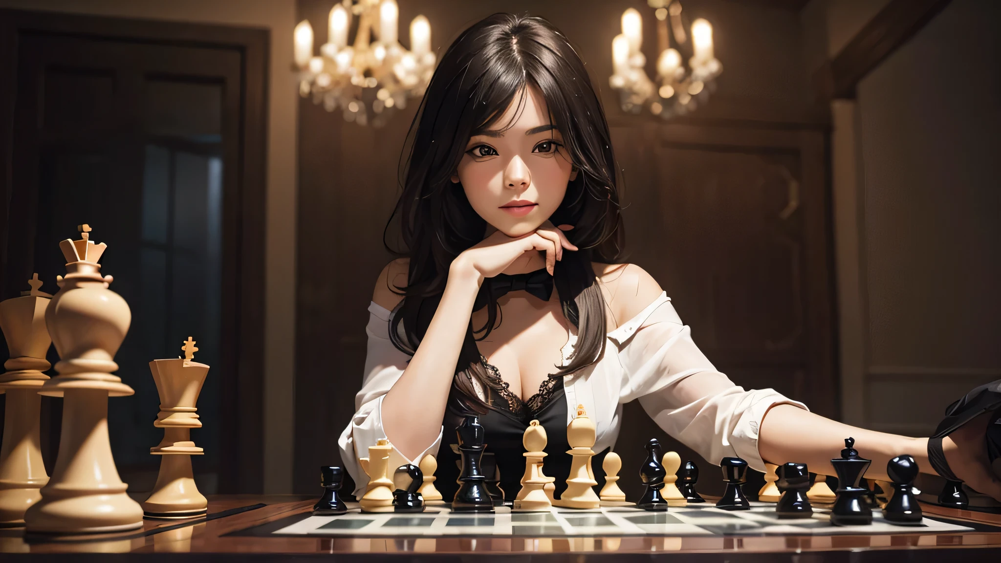 chess player，Beauty