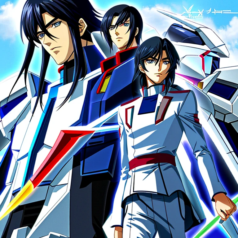 Gundam SEED、A cool boy with black hair and blue eyes、Beautiful boys、uniform