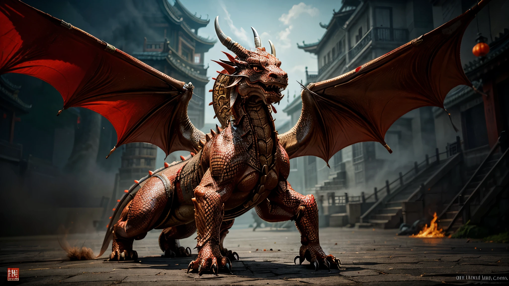 In Chinese mythology, dragons are considered benevolent creatures associated with power, wisdom, and good fortune, Chinese big dragons