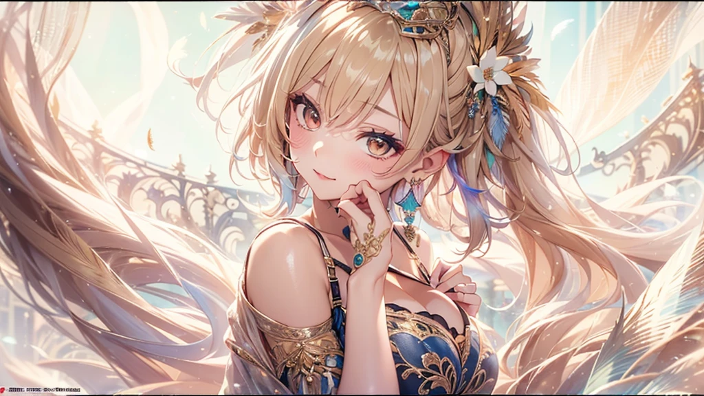 過去最高のmasterpiece、beautiful美しさ, 3D two-dimensional, rich, blonde, skirt, stockings, high heels, star、(Highly detailed CG Unity 8K wallpaper),(masterpiece), (最高quality), (超be familiar with), (best work),(best shadow), (sharp eyeliner, eye shadow, fine eye:1.1), (超High resolution,realistic,最高quality,realistic),(8K,RAW photo,最高quality,star),mature woman、sensual curves、huge breasts、thighs、bubble、お尻のmasterpiece, 最高quality, 超be familiar with, full body shot, mature woman, beautiful mature woman, nightgown and underwear, enchanting smile, thick lips, Chubby lips, blush, looking at the viewer, provocative expression, beautifulhair型, cleavage, Plump、curvy hips、attractive face、sexy lingerie、an inviting gaze、Expression of emotions、Lewd underwear、(((erotic see-through lingerie set)))、Standing position、gorgeous accessories 、big breastsの女性, bare shoulders, 金色のhair, colored feather, metal ornaments, colored flowers, particle, light, (masterpiece, 最高quality, 最高quality, official art, beautiful and aesthetic:1.2), (1 girl:1.5), 非常にbe familiar with,(fractal art:1.1),(colorful:1.1)、(flowers:1.3),most detailed,(zentangle:1.2), (dynamic pose), (abstract background:1.3), (shiny skin), (lots of colors :1.4), ,(earrings:1.4), (feather:1.4),masterpiece, 最高quality, 超be familiar with, 30~40 years, full body shot, beautiful 、さまざまなhair型，gold headband，plump breasts，beautiful，greek clothing，Tulle covers the breasts，perfectly proportioned, detailed clothing details,marble，god statue，cinematic lighting, film grain, 8K, masterpiece, 超be familiar with, high detail, 高quality, High resolution,(((NSFW:1.2)))、exposed chest、Openwork decoration，(((see through dress)))、(((解剖学的に正しいbody))) , 最高quality, 超be familiar with, (((Lewd underwear)))、raise your butt, from below, (((R-18)))、thighs, big breasts, Are standing, cowboy shot, blush, (((1 girl))), (masterpiece:1.3), (High resolution), (8K), (非常にbe familiar with), perfect face, Nice eye and face, (((最高quality))), (超be familiar with), detailed face and eye, (alone), beautifuleye,(((sexy pose)))、(((整ったbig breasts)))、((beautiful eye))、luxury、(((超High resolution)))、(((detailed description)))、(((ぽっちゃりbody型)))、(((解剖学的構造に一致したbodyの部位)))、beautiful長いまつ毛、バランスのとれたbody型,2 feet、Just the right size for your legs and arms、Fishnet tights、glamorous、(((Clear white and black eye)))、lipstick、Sparkling、(Undistorted face, eye, body)、jewelry、gem、(長くカールしたbeautifulまつ毛)、(((バランス良いbeautiful胸)))、(transparent, Exquisite skin:1.2)、(((完璧なglamorousボディー)))、actress face、Super beautiful、Cute smile、Healing beauty、Flower shower、完璧なeye、realistic depiction、Super sexy、glossy、Glamorous、double eyelids、Good dark makeup、makeup、ぼやけていないeye , expensive_quality, expensive_solve, masterpiece*I wore, whitespace, colorful, 1 girl, alone, white_hair, prism hair, [pink|green] eye, gradient eye, multicolored eye, shine eye, shine, Sparkling, shine white particles, Alone、one shot、adorable、Plump、Glossy and exquisite skin、はっきりしたeye鼻立ち、realistic eyes、whiteい肌, real human skin, (be familiar with), oval face, pore,  (8K, Raw photo, realistic: 1.4), one girl,  (Gentle and Goddess-like Eyes) happiness: 1.2), (lip gloss, eyelash, gross face, 最高quality, 超High resolution, wide lighting, natural shading)