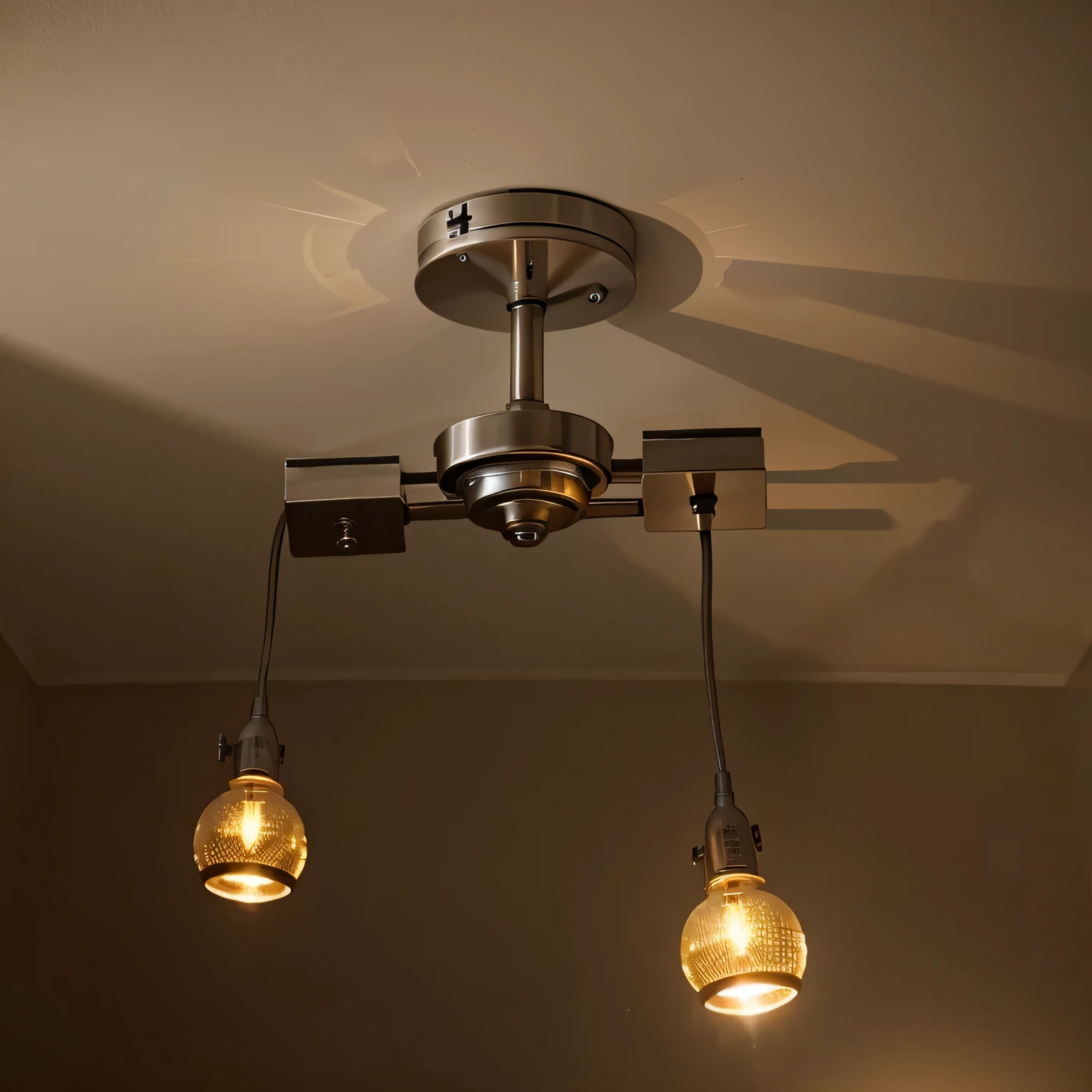 Ceiling Light holding each component as they describe it