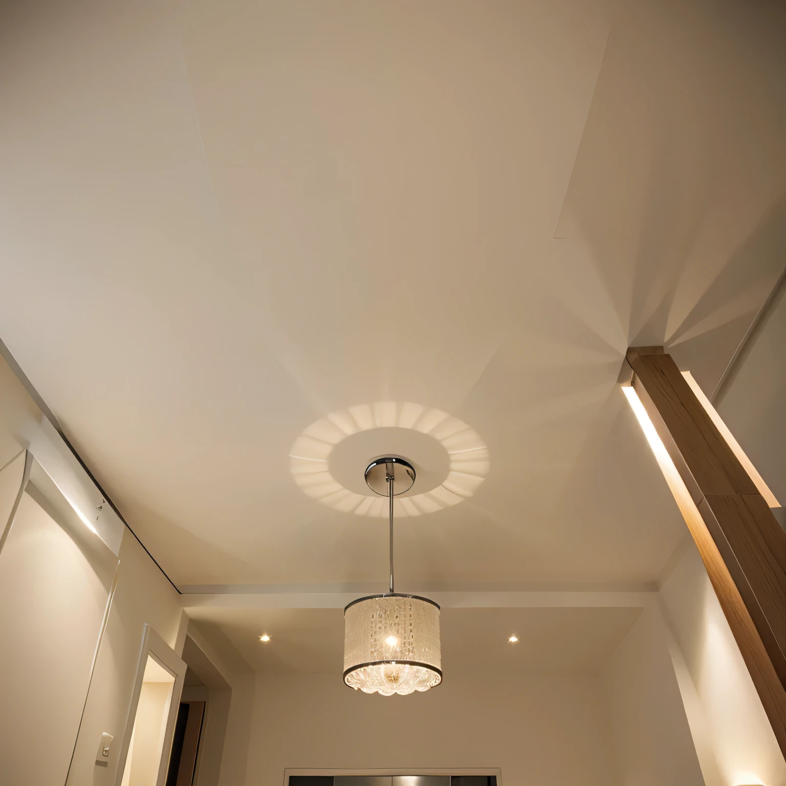 Ceiling Light demonstrating the installation process