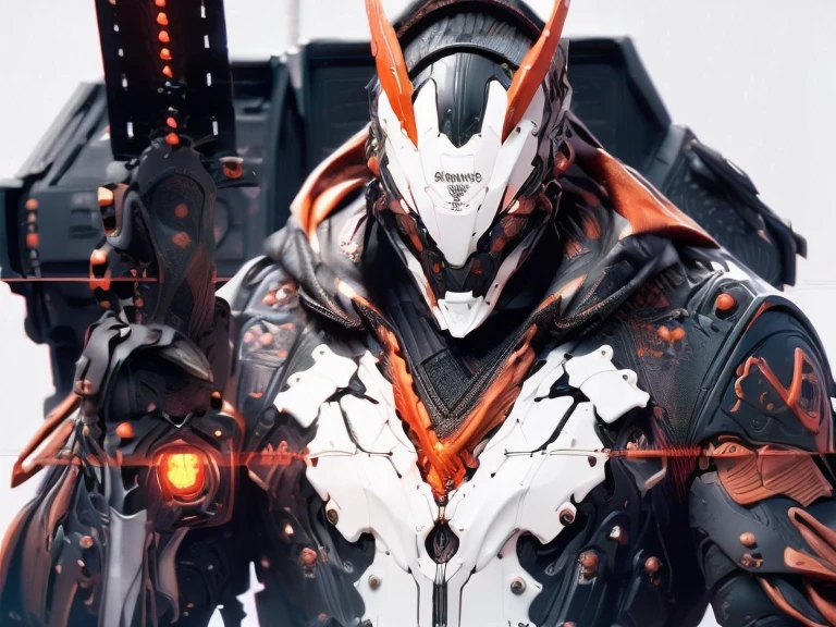 1 male,stern expression,red glowing eyes,samurai,cyborg,cyber punk,realistic, sharp details, Intricでe details, ultra-realistic,digitally enhanced,3D References , 8K resolution, unapologetic grit, exposed exposed,sharp focus , UHD, 8K