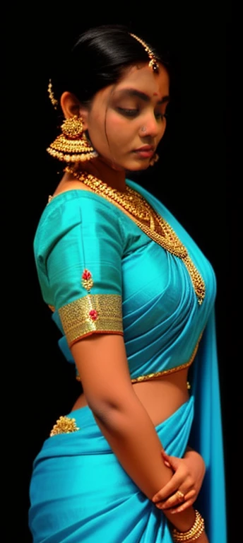 most beautiful Tamil girl saree
