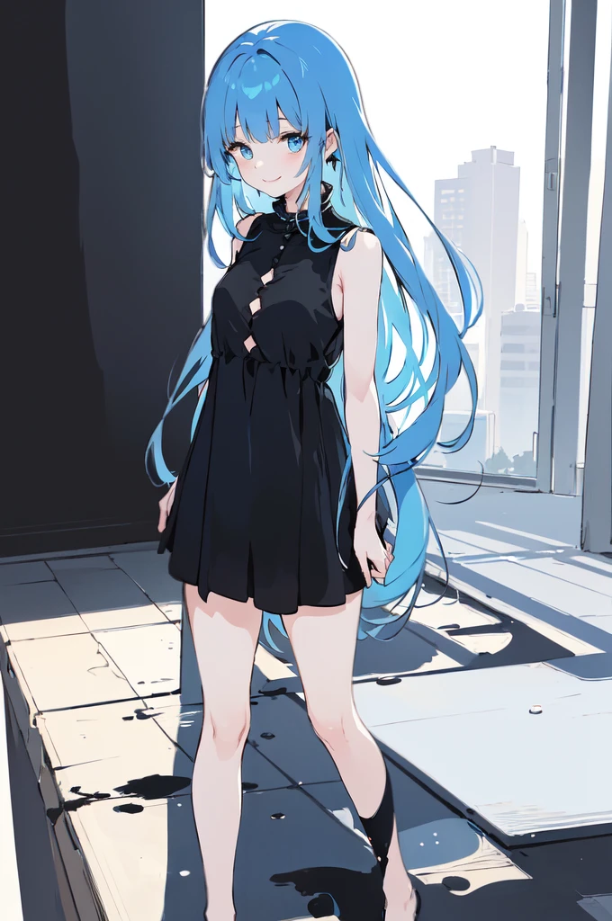 2 women: (women 1:(masterpiece), (best quality), (ultra detailed),(disheveled hair),(illustration), long hair, standing, Fashion model (modern clothes)( black clothes), looking at viewer, (interview), (casual background),beautiful blue eyes, delicate beautiful face ,(high saturation), (colorful splashes), (shining), kamisato ayaka, blue hair (shining), bangs, best lighting, best shadow. smiling) (women 2: (masterpiece), (best quality), (ultra detailed),(disheveled hair),(illustration), short hair, standing, Fashion model (modern clothes)( black clothes), looking at viewer, (interview), (casual background),beautiful blue eyes, delicate beautiful face ,(high saturation), (colorful splashes), (shining), kamisato ayaka, blue hair (shining), bangs, best lighting, best shadow. smiling)