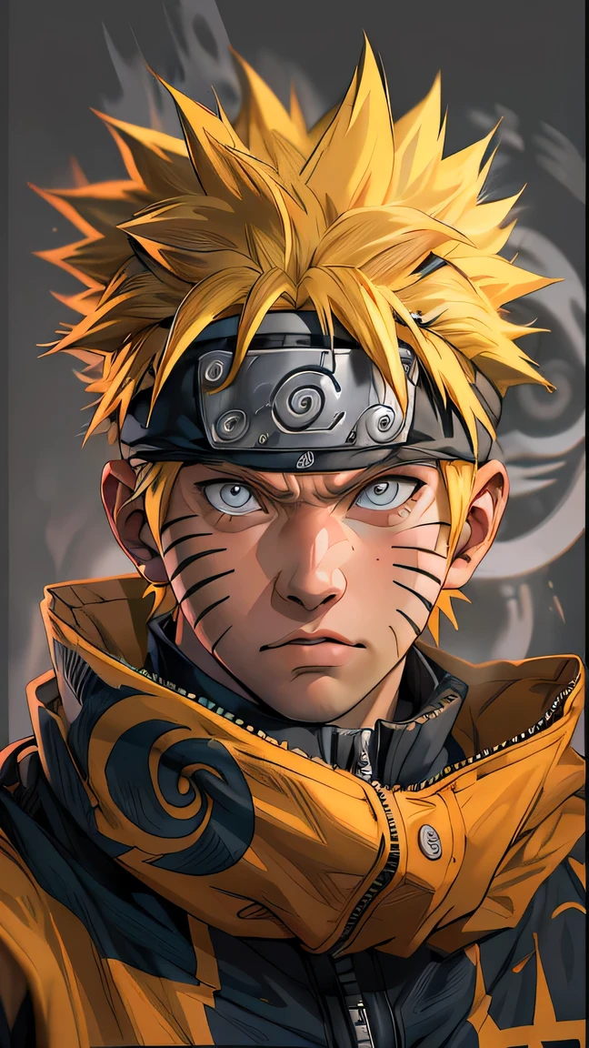 Naruto, Naruto Uzumaki, Create a mascular Naruto Uzumaki avatar, um olhar de perto. Inspired by Naruto Uzumaki from Naruto, foto (fotorealism) (realista) (Ultra-HD) (Papel de parede 8k) (detalhes finos) (detalhes extremos no rosto)