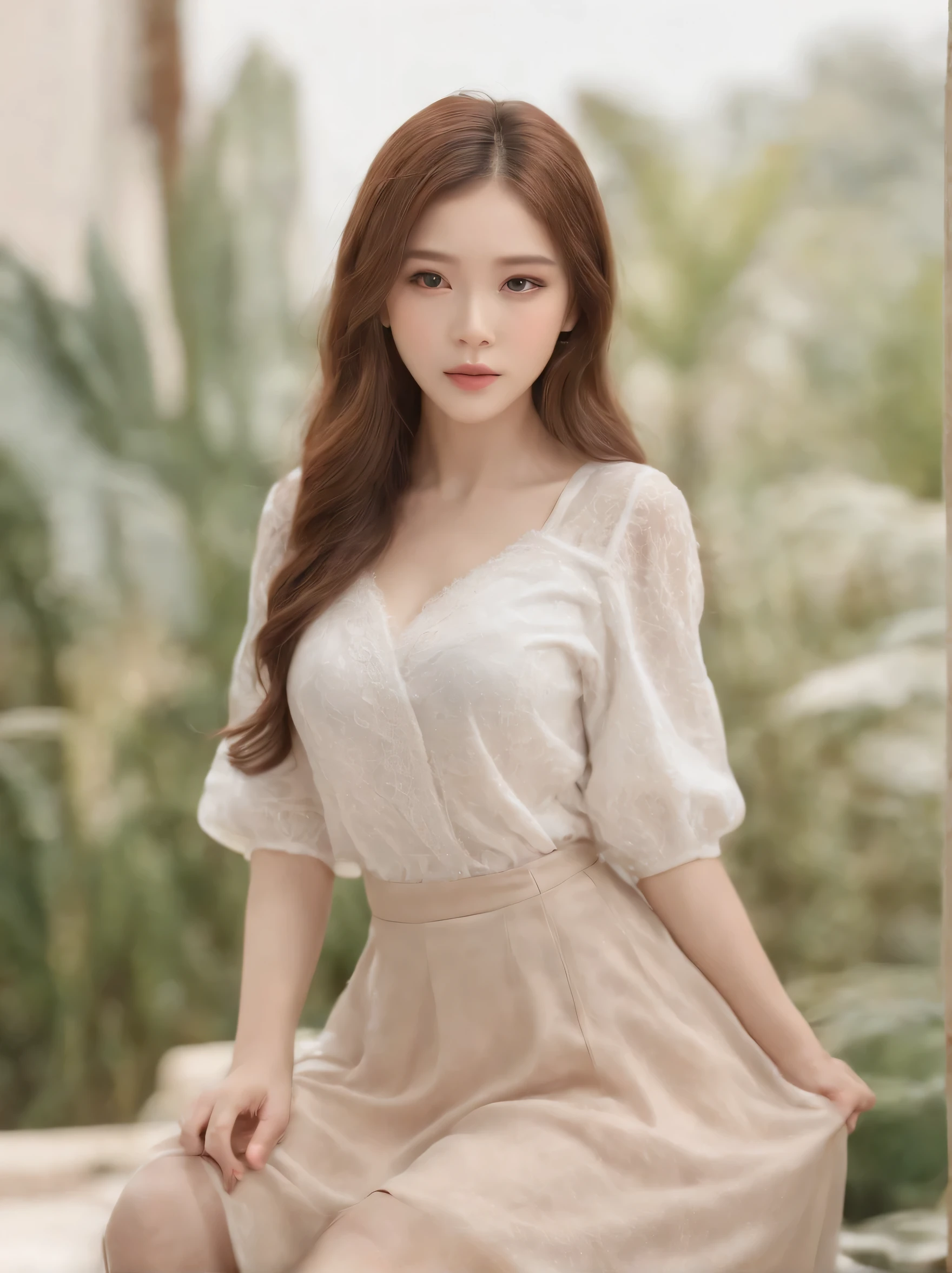 ulzzang-6500-v1.1, (original photo:1.2), (lifelike:1.4), Beautiful and delicate girl, Very detailed eyes and face, beautiful and delicate eyes, ridiculous, incredibly ridiculous, File size is large, super detailed, high resolution, Very detailed, best quality, masterpiece, ((fashion clothing,Wide range of colors)), illustration, Very detailed, CG, unity, 8k wallpaper, amazing, Exquisite details, masterpiece ,best quality, Very detailed CG uniform 8k wallpaper, There is Light on the face, Light, 1 girl, , long hair, side splits, (big breasts), (No)), (Glasses), ((dynamic poses))), ((sexy pose))), (camel toe), (half), (pantyhose)), ((black hip skirt))