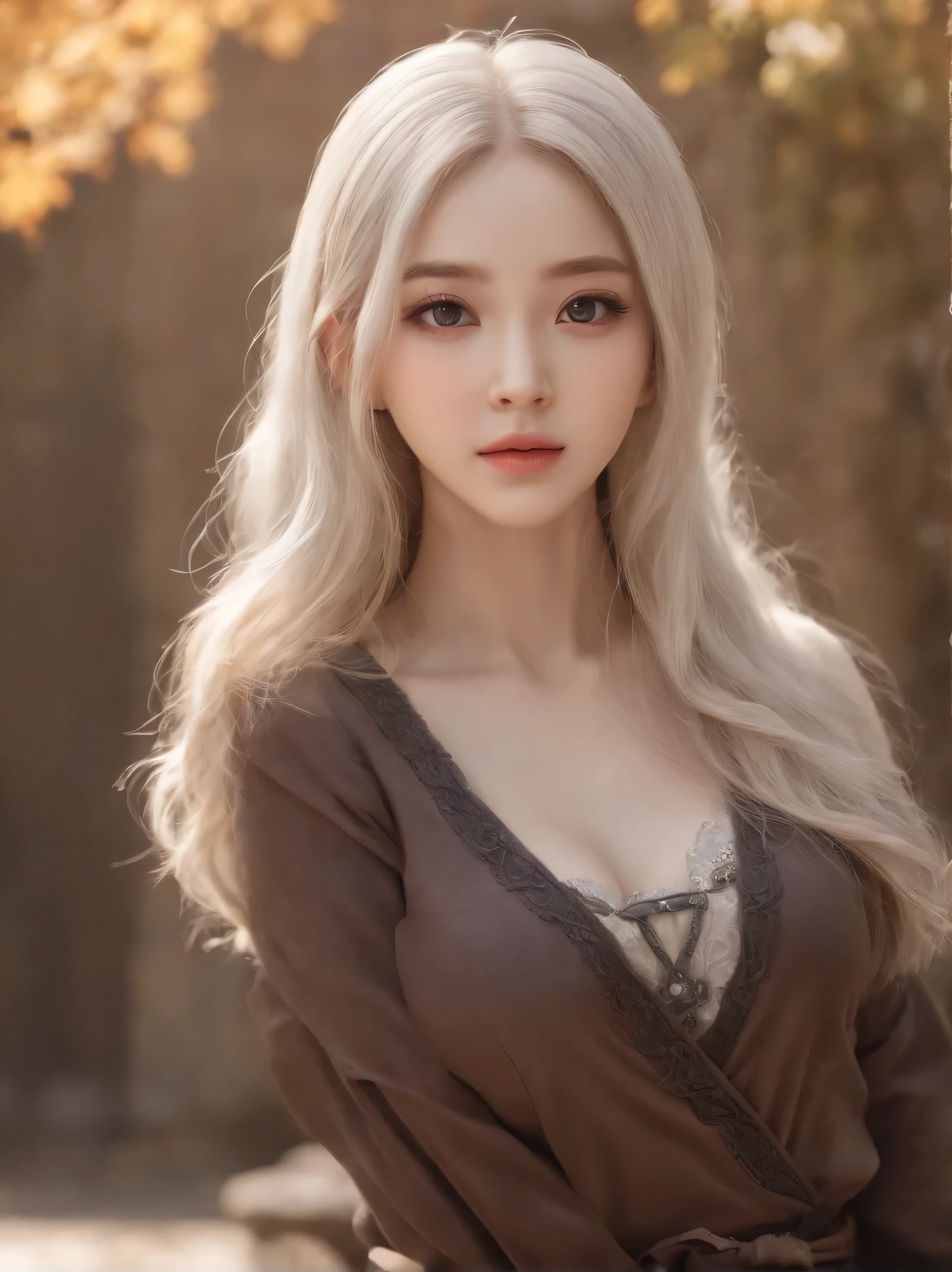 ulzzang-6500-v1.1, (original photo:1.2), (lifelike:1.4), Beautiful and delicate girl, Very detailed eyes and face, beautiful and delicate eyes, ridiculous, incredibly ridiculous, File size is large, super detailed, high resolution, Very detailed, best quality, masterpiece, ((fashion clothing,Wide range of colors)), illustration, Very detailed, CG, unity, 8k wallpaper, amazing, Exquisite details, masterpiece ,best quality, Very detailed CG uniform 8k wallpaper, There is Light on the face, Light, 1 girl, , long white hair, side splits, (big breasts), (No)), (Glasses), ((dynamic poses))), ((sexy pose))), (camel toe), (half), (pantyhose)), ((black hip skirt))