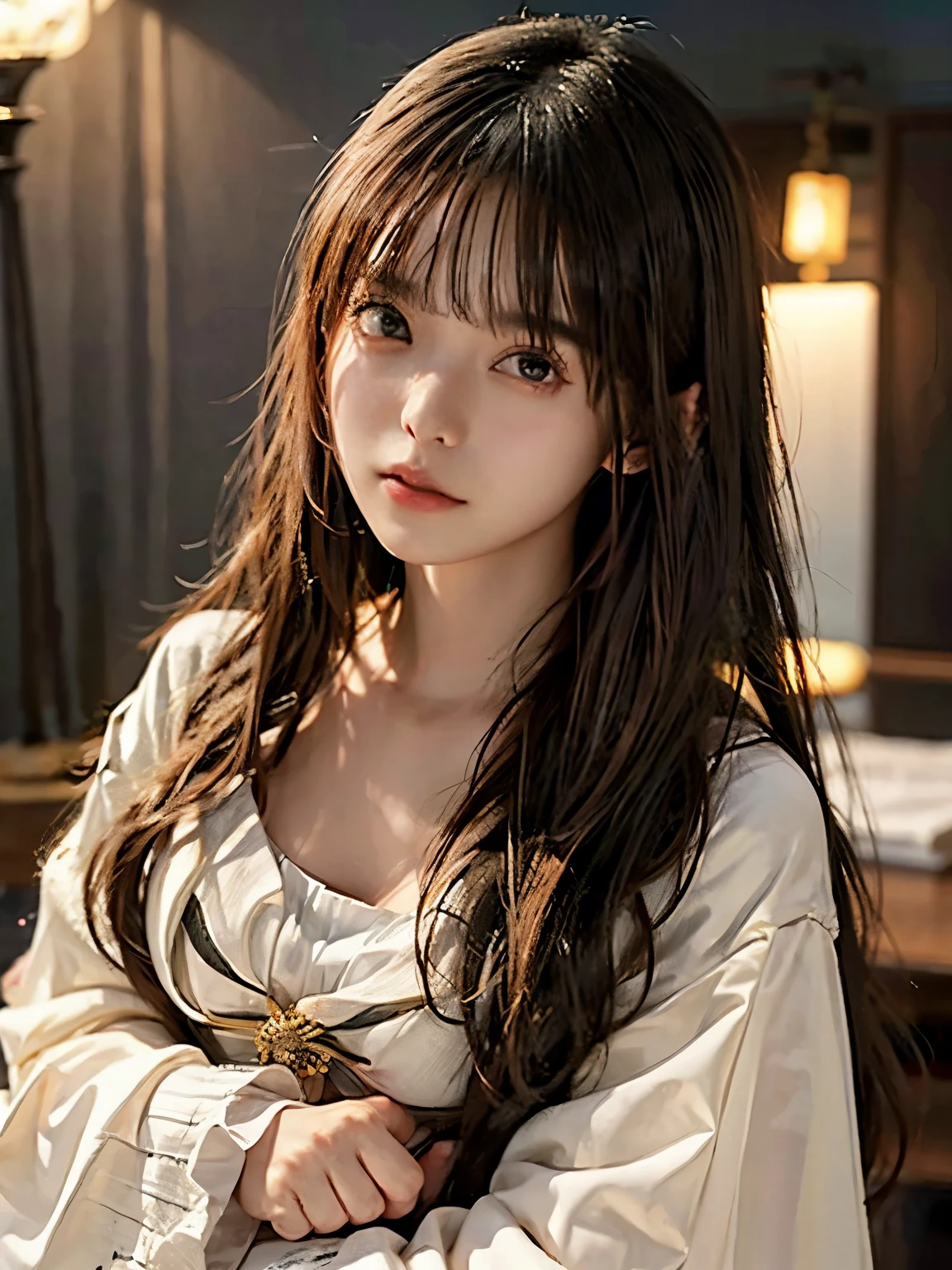 (Highly detailed CG Unity 8K wallpaper), the most beautiful works of art in the world, 1 girl, Upper body,K-POP idol,