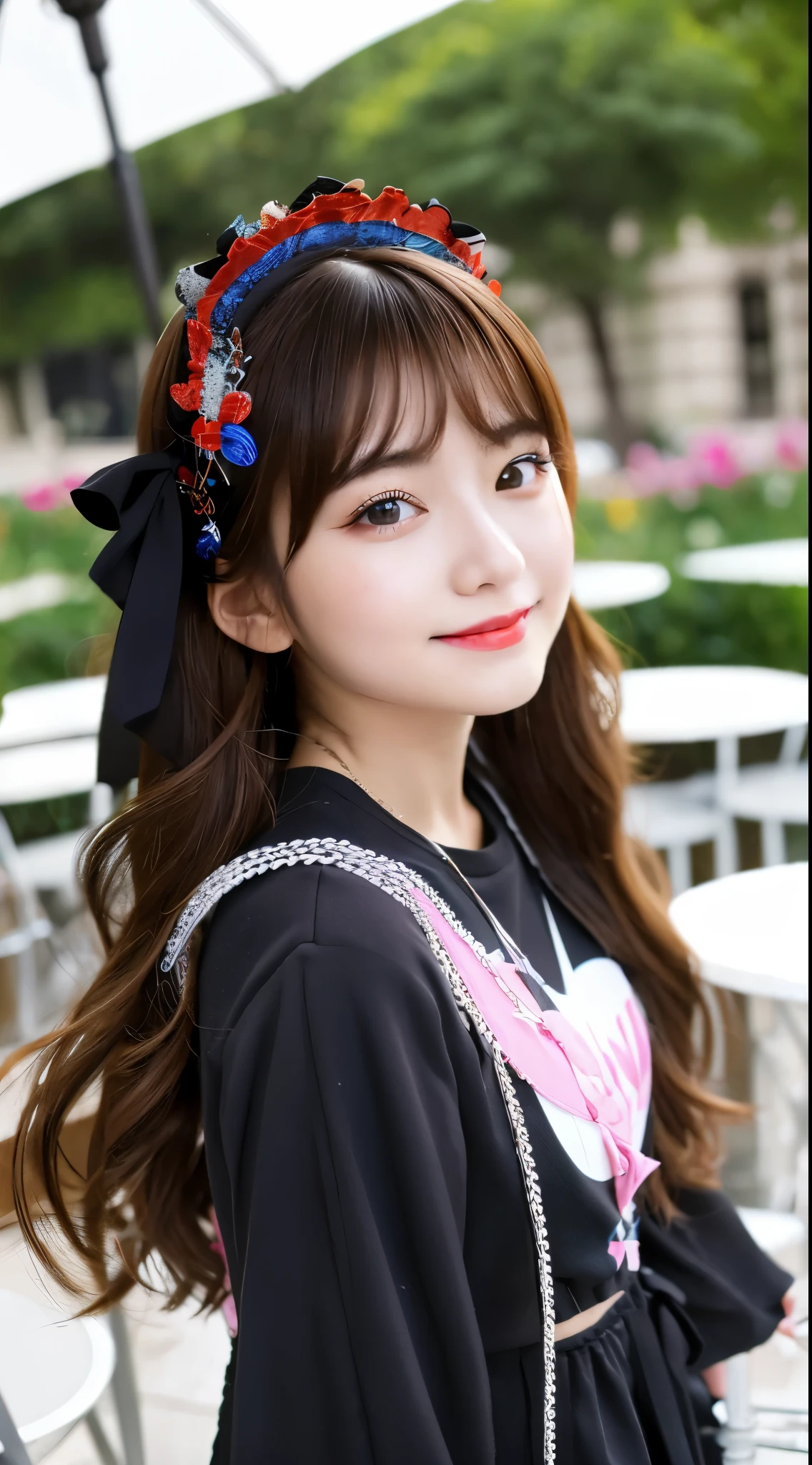 (Harajuku fashion:1.2, white theme:1.2), pastel, girly, youthful