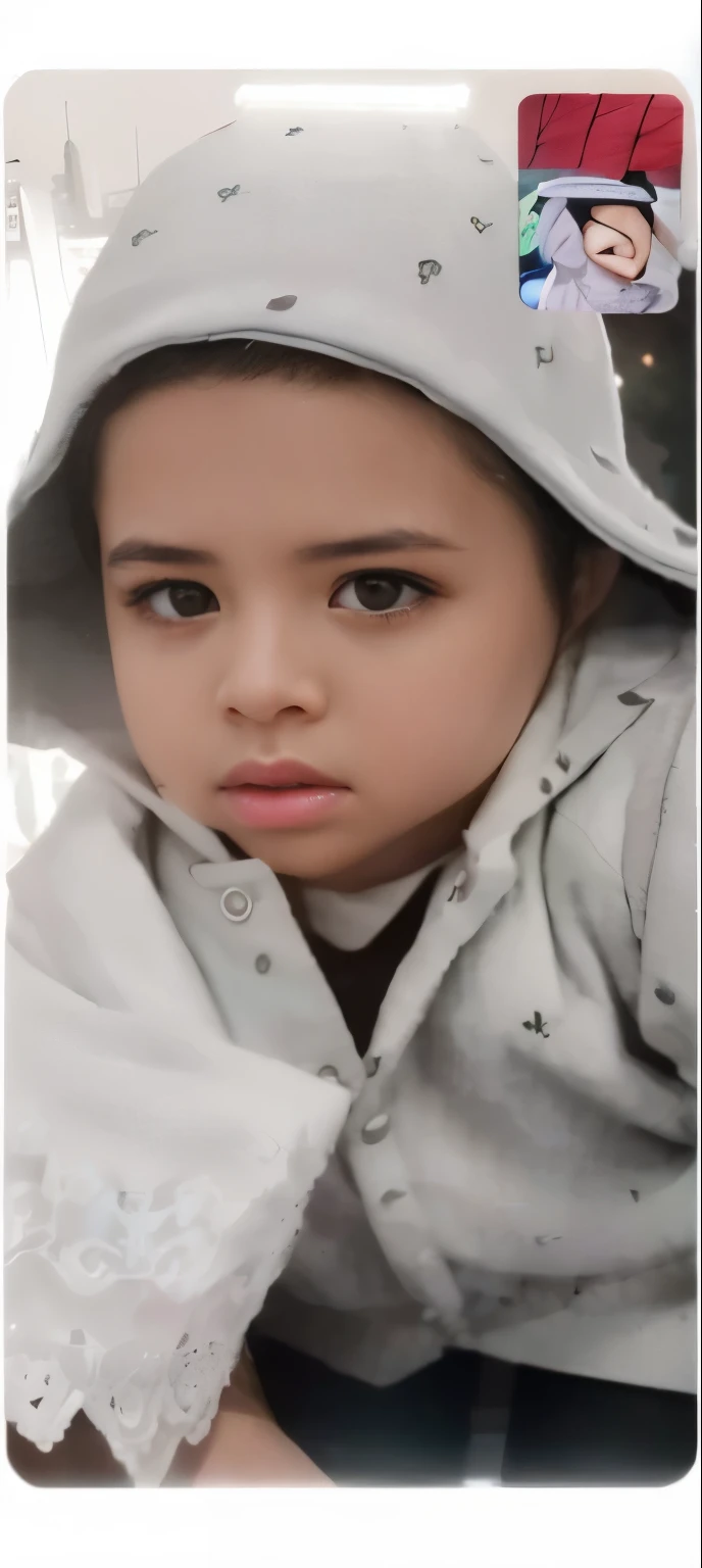 ((GOTHIC BLACK LIPS)), ((BLACK LIPS)), ((Stylo Hijab)), adorable, 1 girl, (face to face), , baby face, happy, half body portrait, (face details: 1), (eye details: 1), ((tiny breasts)). ((croptank "TENGKORAK" picture)), ((net stockings)),