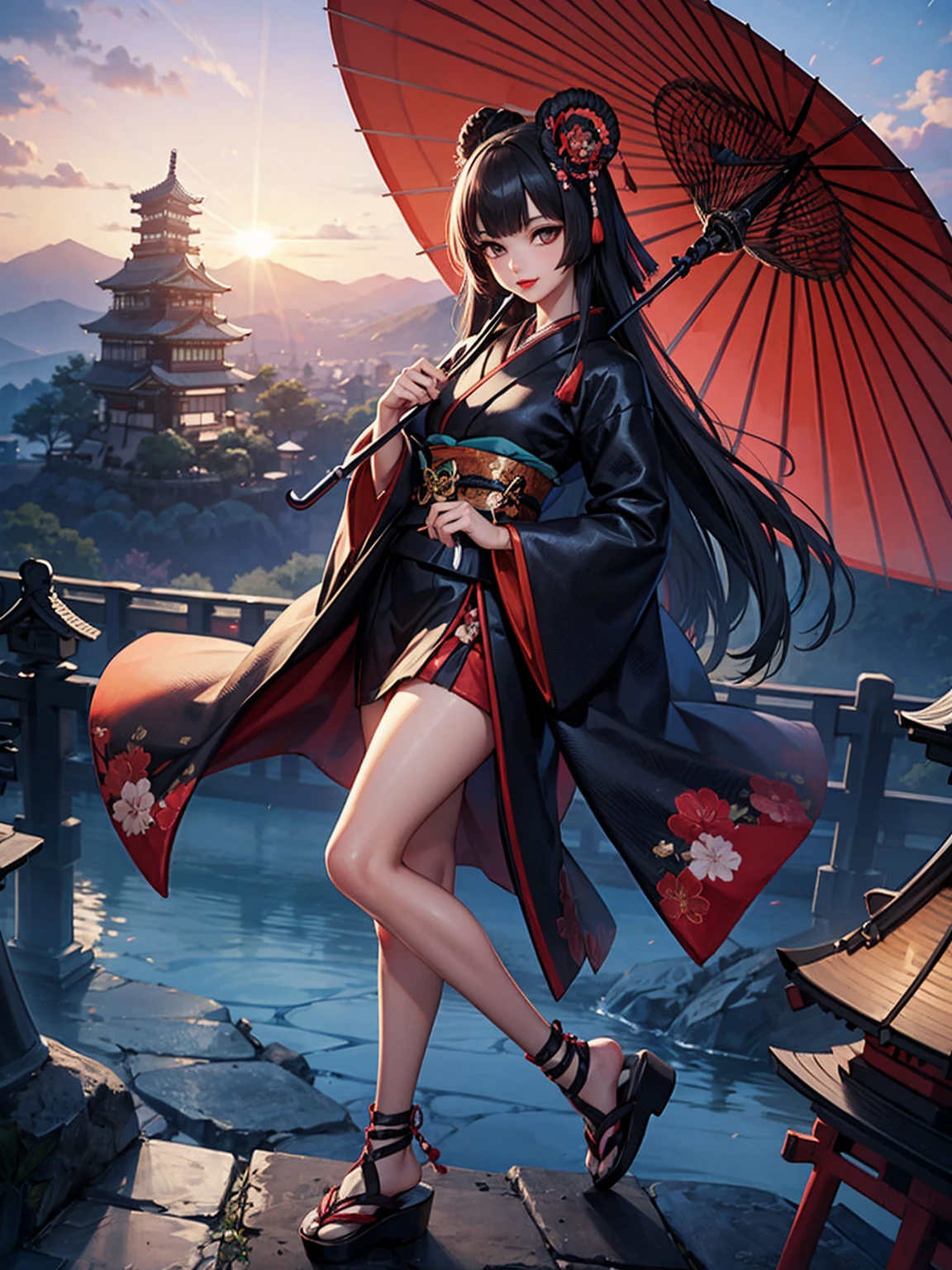 ((best quality)), (((masterpiece))), (highres), original, extremely detailed 8K wallpaper, [an extremely delicate and beautiful girl who with dark red long hair,dress,scarf,feather and is (heroic battle:1.3)],(beautiful detailed red eyes),world masterpiece theater,beautiful detailed garden, fluttered detailed petal, grow, melting, abstract, [a girl who has short hair with long locks,small breast ,messy hair, red eyes,long sleeves ,Taoist robe,oversized clothes is melting and splashing],splash,hyper detailed,backlighting,sand, water,black background, dust clodust,water splash, (((Ink painting style))),(((Chinese Brush Painting))),, Blacker than black, darker than darkness, I wished for my crimson mixture, The hour of awakening has come, Falling into the border of infallibility, Appear as a distortion of worklessness, dance dance dance, What I want from the torrent of my power is collapse, Unparalleled collapse, All things equally reduced to ashes, come from the abyss, This is mankind's most powerful means of attack., This is the ultimate attack magic, Explosion!
