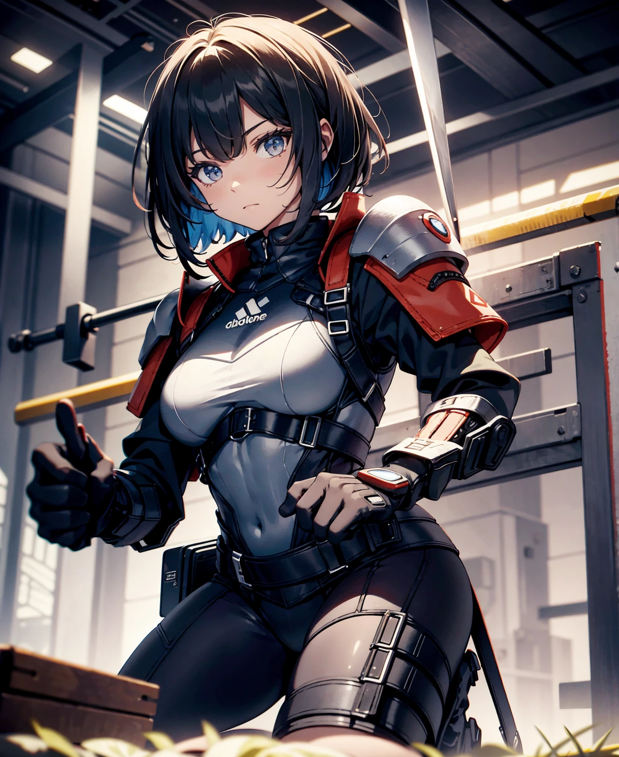 woman,20-year-old,,city,night,skirt bodysuit,(Harada Makoto),open mouth smile