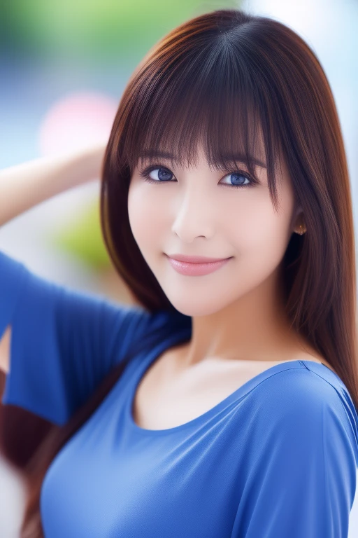 最high quality, masterpiece, High resolution, 1 girl, clear silk porcelain dress, beautiful face, hair accessory, looking at the audience, smile, close your mouth, lips, dress, hair accessory, necklace, jewelry, long hair, earrings, beautiful face, On the body, Tyndall effect, realism, dark studio, edge lighting, two-tone lighting, (high detail skin: 1.2), 8K UHD, Digital single-lens reflex camera, soft light, high quality, volume lighting, photograph, High resolution 4K, 8K, blurred background