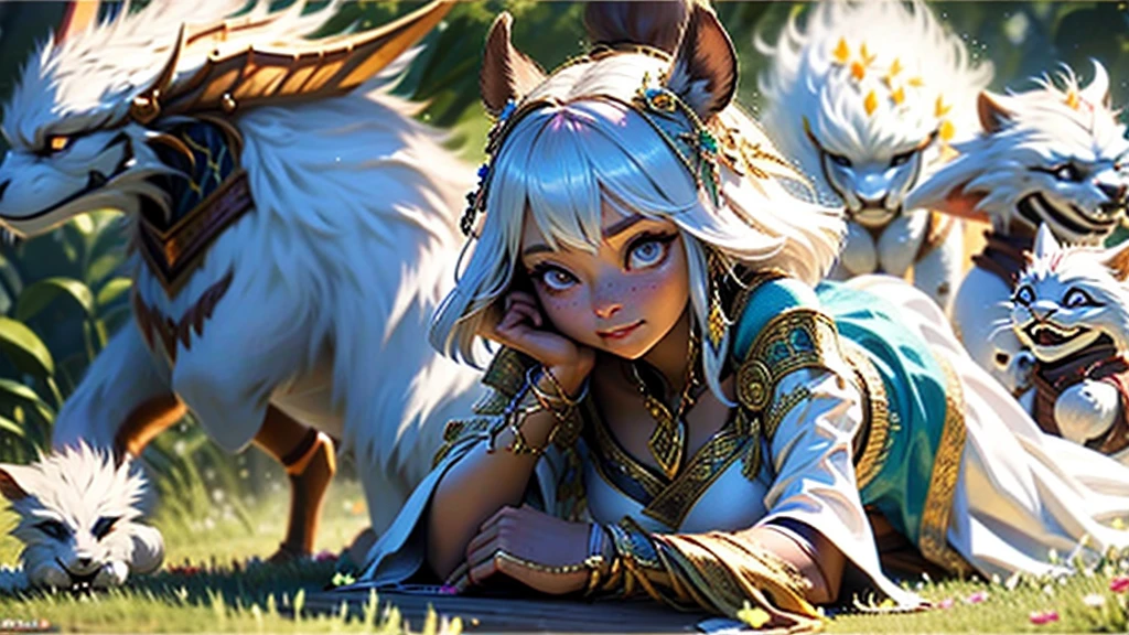 FF14, Classic ink style, heroic tale, City, Dungeons, Multicolored divine revelation, blended with soft and delicate brushstrokes. --ar 16:9,