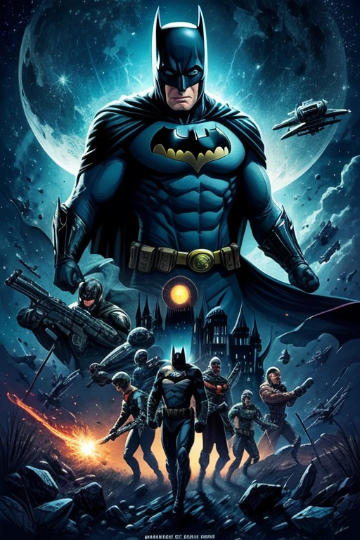 guerra espacial entre os vingadores e o batman