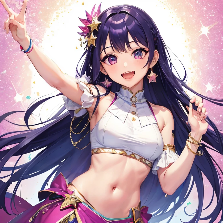 Idol-like clothes that don't show your stomach