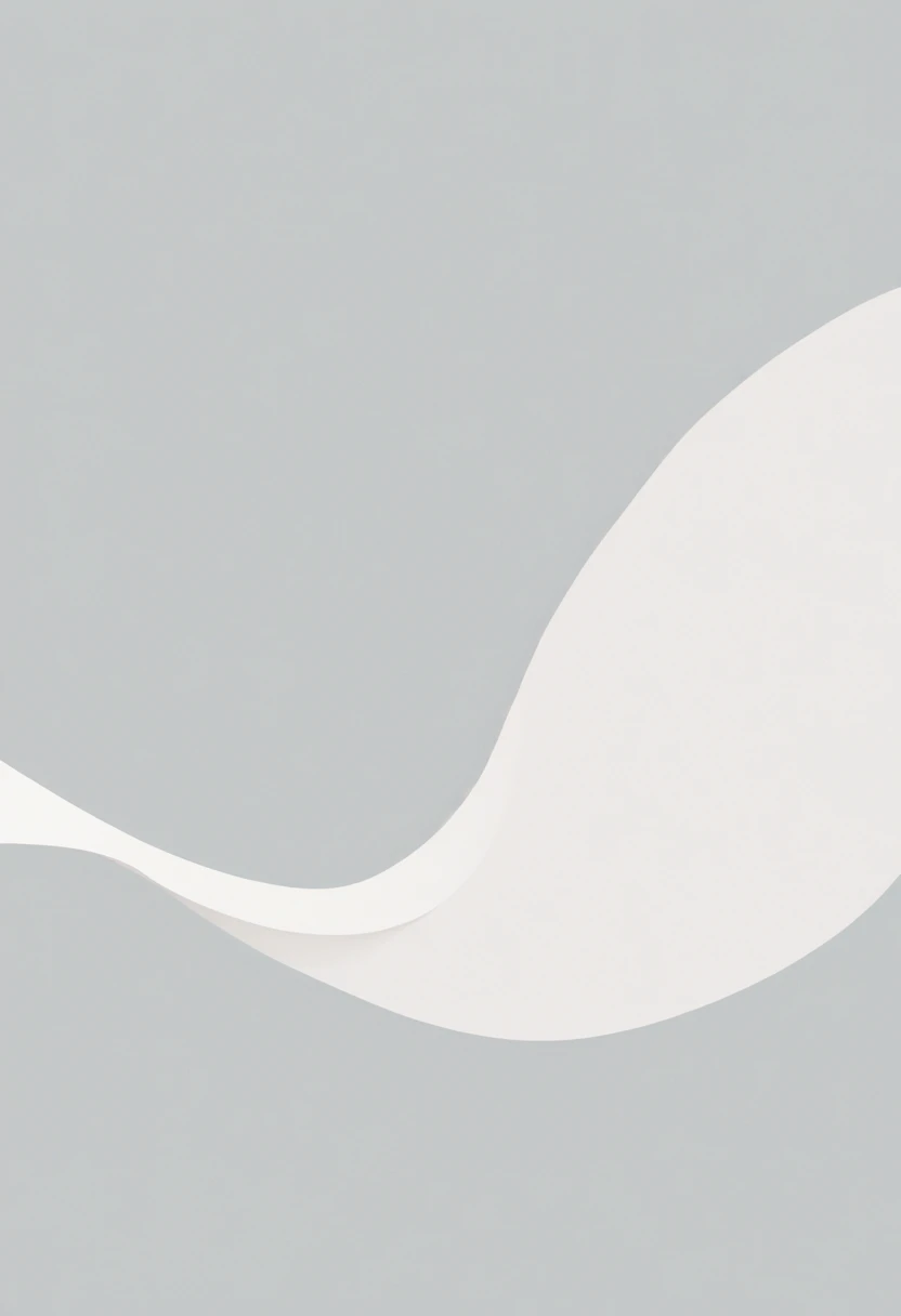 vector, illustration, masterpiece, high quality, high resolution, lonely, negative space, minimalist, void, subdued tones, muted hues, soft, flowing lines, white, light gray