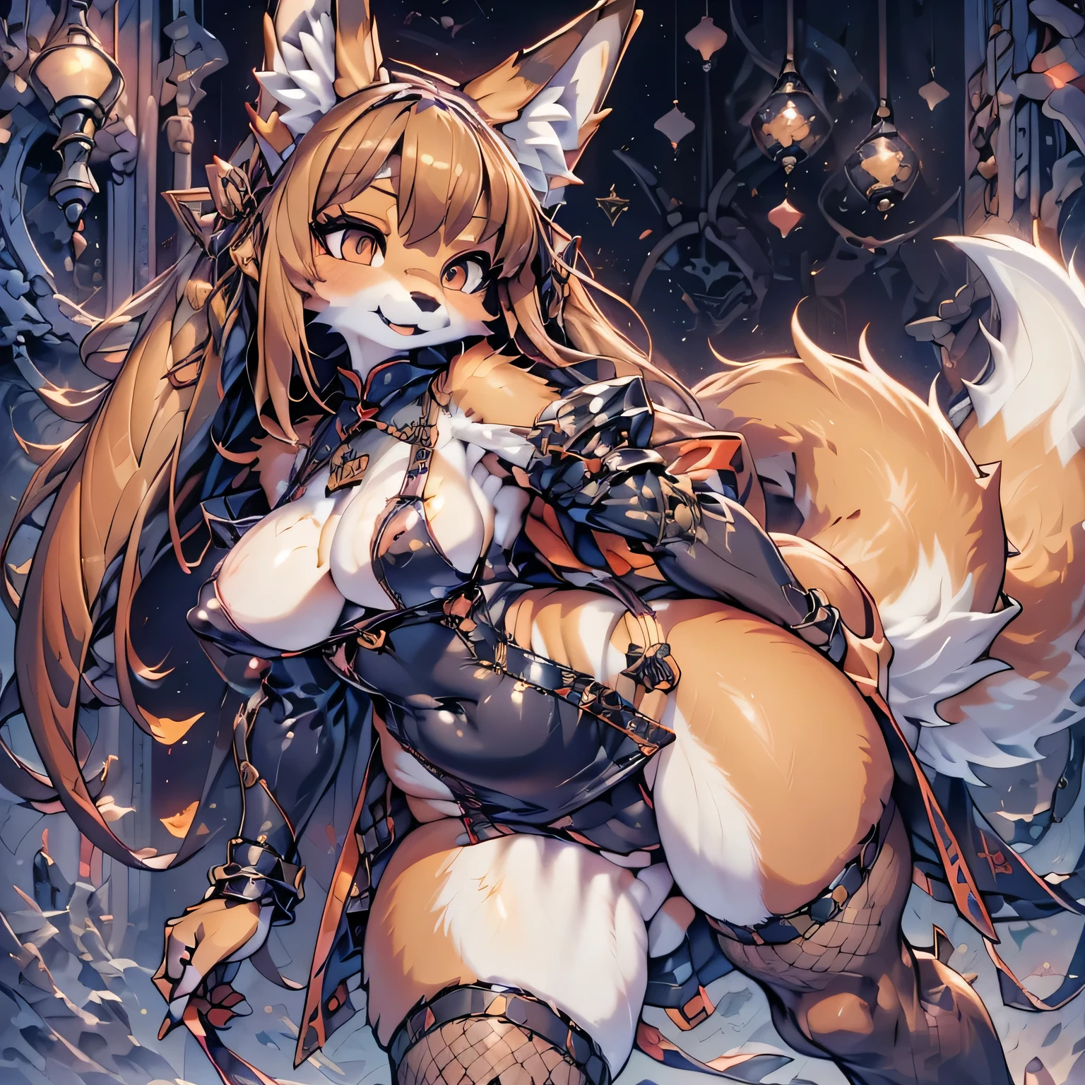 china dress, stocking, female furry mini cute style, holo a wolf girl, girl in a string bikini with a fox tail, female furry mini cute style, holo a wolf girl, realistic bikini, furry brown body, holo if a wolf girl, furry, fox tail, swimsuit, furry art!!!, curvy , Camel toe very obvious, The nipple contour pronounced, pubes, fishnet stockings wrap the thighs, absurdly long hair, erotic, Sci-fi, beautiful clothes , Lace, lace trims, lace clothing, lace clothing, pubes, thick thighs, beautiful face, short skirt, Fox Woman、body covered with fur、kawaii、hairy pubic, anthro, tuft, inner ear fluff, Black nose, Nature, Brown eyes, multicolored body,Fluffy tail