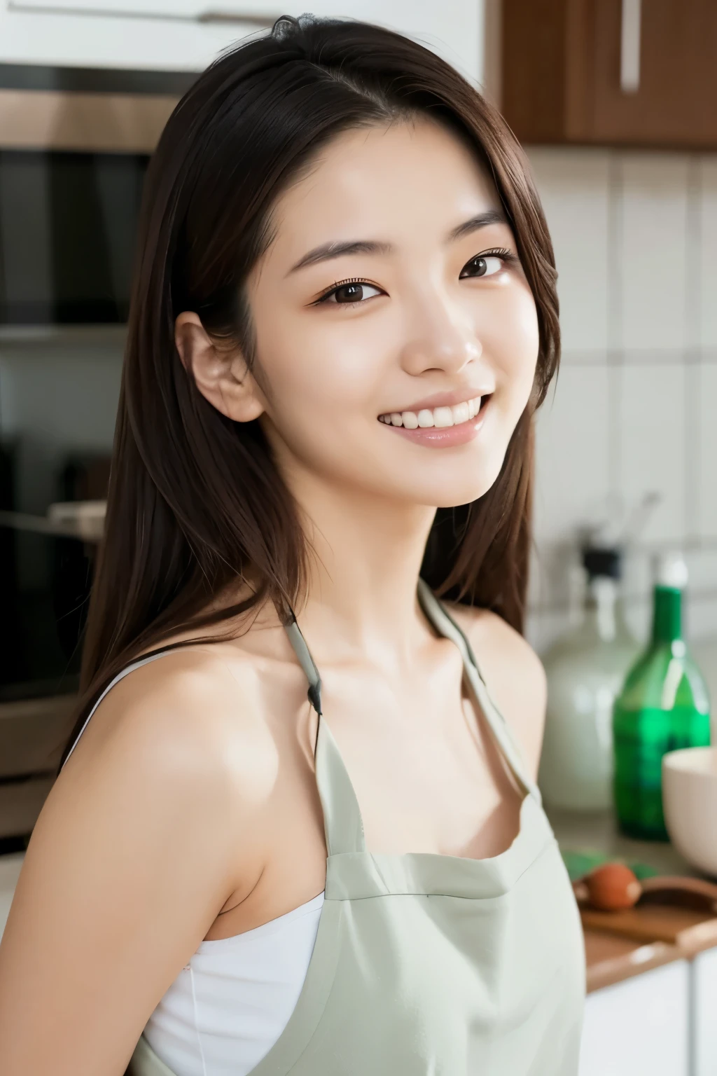 highest resolution, 4K, masterpiece: 1.3), A Japanese woman, photo of a woman, Sexy: 1.1, beautiful eyes, slender figure, realistic teeth, double eyelids, Sirius face, whole body, best quality, detailed, beauty, on the court, in ball suit, sports