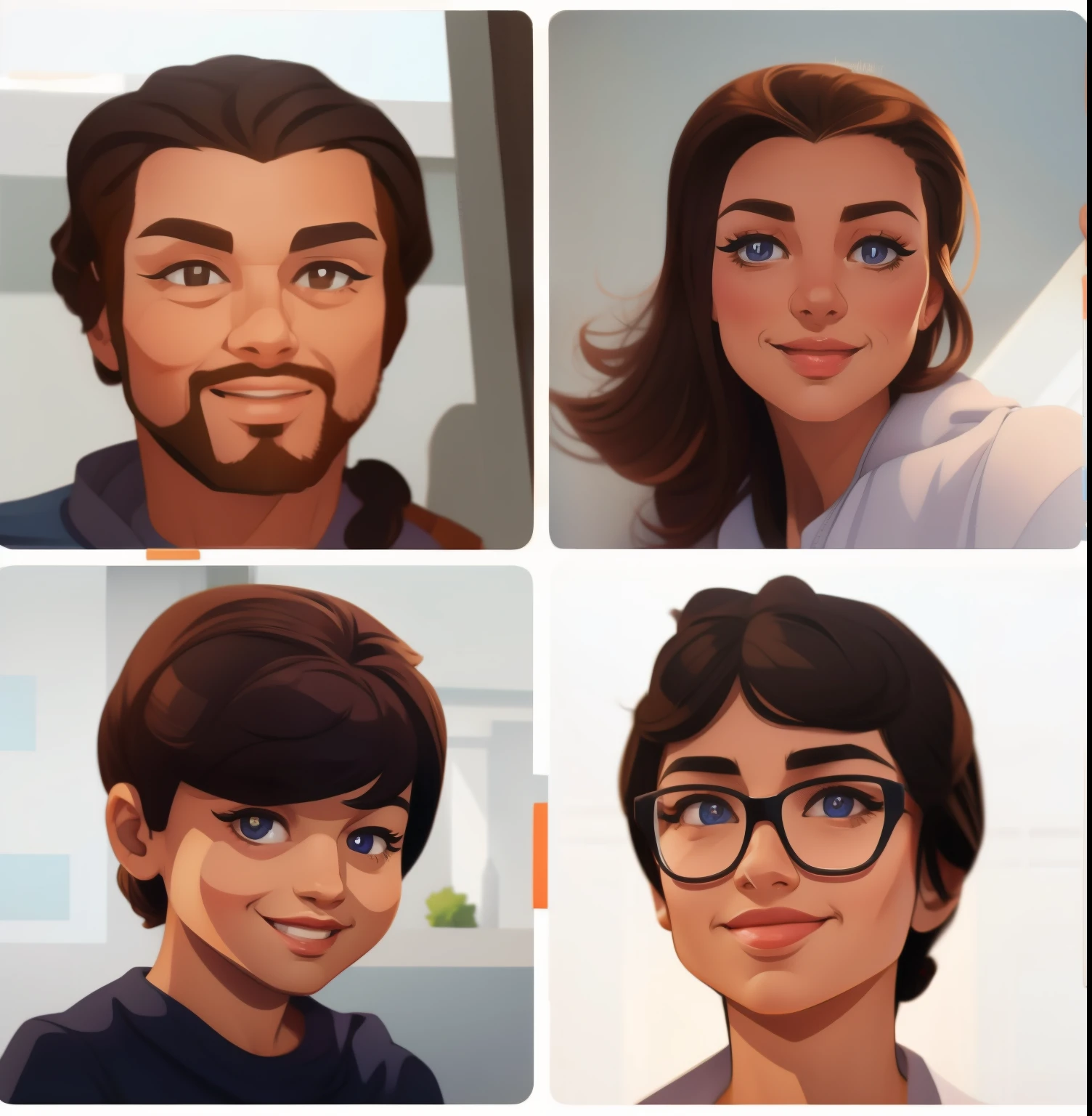 Family, Vector illustration.