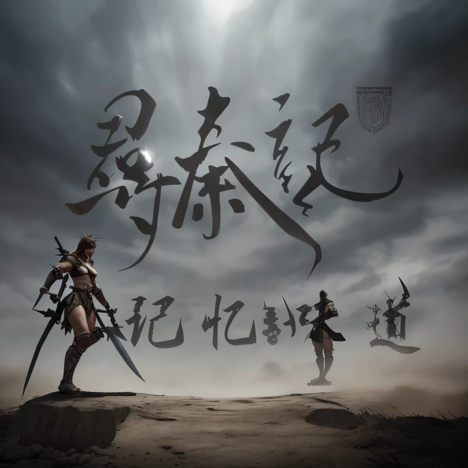 there is a woman with a sword standing on a rock, by Yang J, by Qu Leilei, g liulian art style, by Wang E, by Yang Jin, by Li Song, by Fan Qi, by Huang Shen, xianxia hero, by Liang Kai, zhao yun, long sword in her hand, guweiz