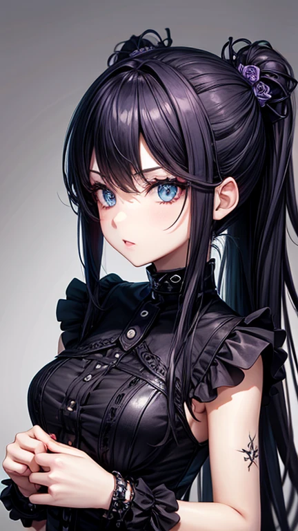 ((masterpiece)), ((best quality)), 8k, high detailed, ultra-detailed, horror, 1girl,