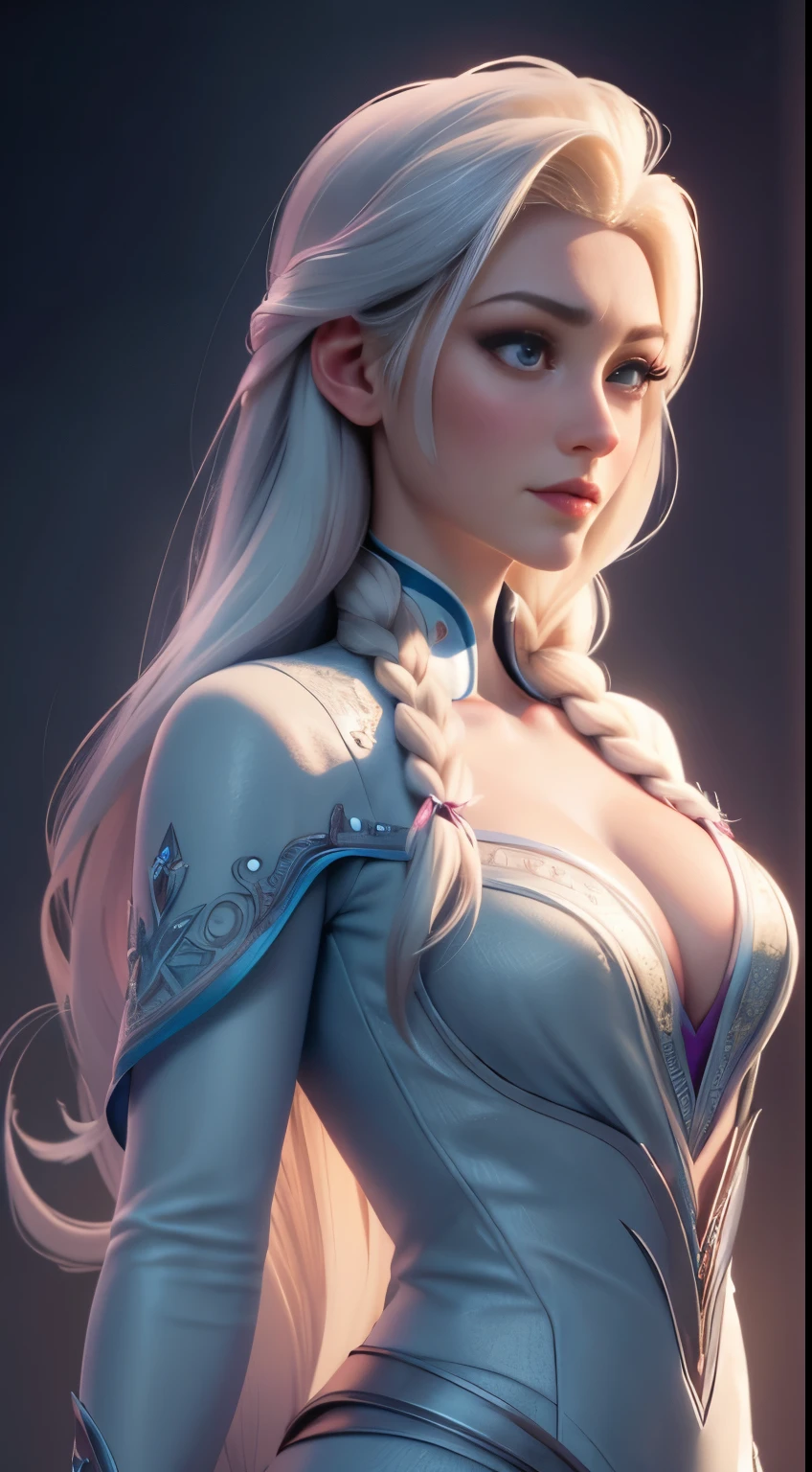 (elsa frozen-rose quartz SU mezclando modelos .) (ultra FUSIÓN) Highly detailed CG unity 8k wallpaper, style shot, complex, high detail, dramatic, highest quality movie still image, very detailed, masterpiece, best quality, character design, Elsa, Elsa from Frozen,Diamante Rosado fusión (( Dark style)), realistic ultra-detailed rendering style, natural light, sharp character design, (hard focus, 8k), (((natural skin texture))), 8k textures, soft cinematic lighting, adobe lightroom, dark room, hdr, Sophisticated, Elegant, Rich Detail, Sharp Focuilm Look) )), Soothing Tones, Detail Frenzy, Intricate Detail, Super Detail, Low Contrast, Soft Film Lighting, Dull Colors, Exposure Blending, HDR, Fade, 35mm, f/1.4, ISO64, f16, 25 sec.