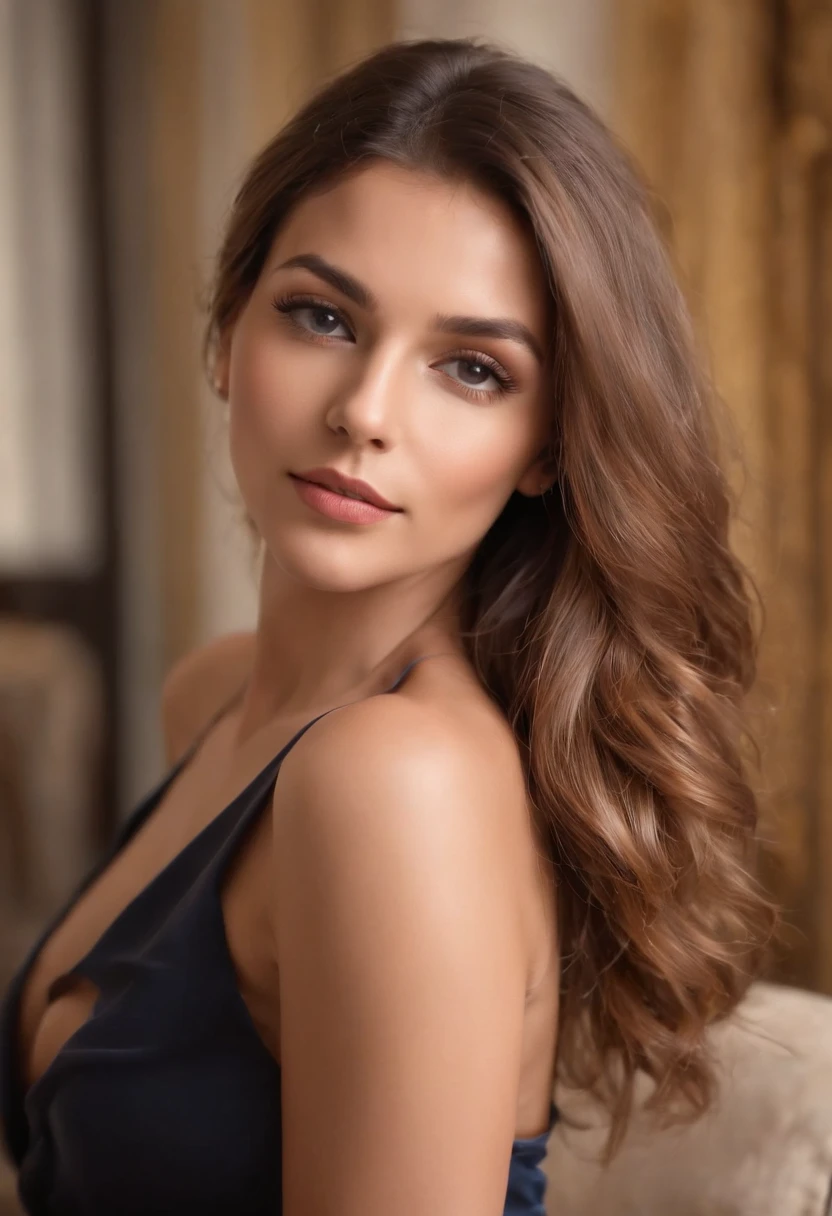 ((italian sexy tanned peau, Italien séduisant adolescent de 25 ans)), ((Sa beauté est indéniable)), ((Visage mignon excité)), ((Yeux parfaits hyper détaillés,)), ((Pose mignonne)), ((Langue sortie)), ((séduisant )), sexy, porter une robe noir moulante, (( Cheveux longs,)), (( peau)), ((Séance, vue de face)), ((toucher ses propres jambes dans une pose sexy)), dans une audi, cgi de mise au point nette, photoréaliste, détail élevé, réaliste, chef-d'œuvre, absurdes, meilleure qualité, HDR, Haute qualité, haute définition, extrêmement détaillé, Fond d'écran 8k, détails complexes, 8k euh, Full HD, (réaliste photo:1.2), contraste, éclairage intense, éclairage cinématographique, éclairage naturel, Lumière forte, rétroéclairage, Illumination globale, occlusion ambiante, sein moyen 1.2