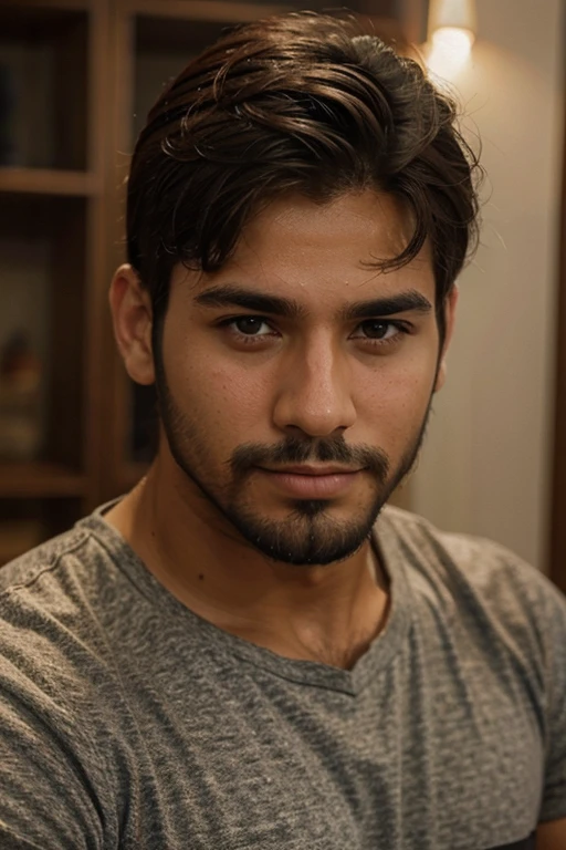 hombre joven con barba guapo