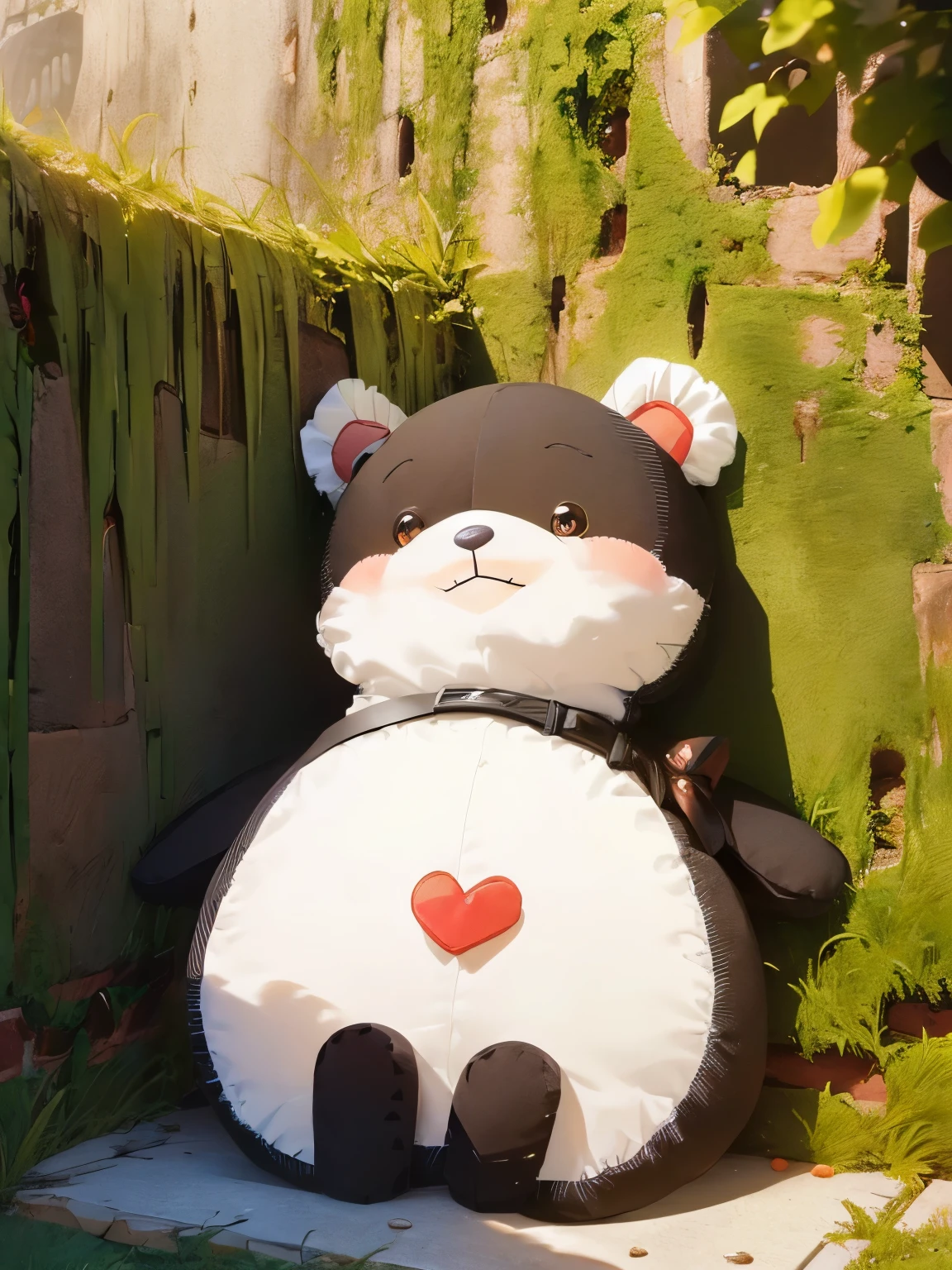 anime girl with long black hair and a red shirt is holding a white bear, by Shingei, by Kamisaka Sekka, top rated on pixiv, loli, at pixiv, pixiv, anime style”, ecchi anime style, by Puru, pixiv 3dcg, pixiv style, 8k!!, popular on pixiv