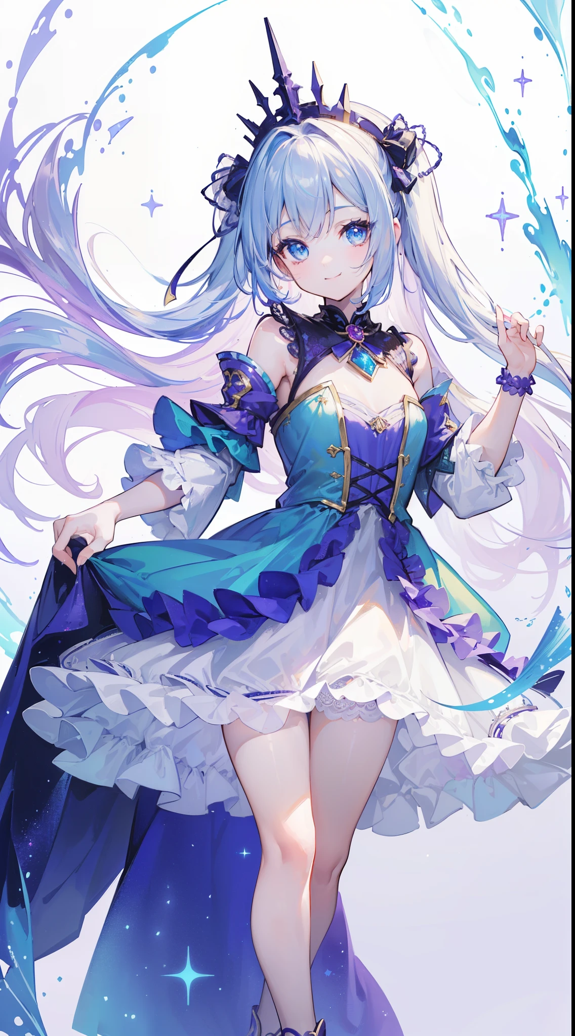 (((32k))), (16k), (8k), (4k), (((32k fantasy background))), (((Pretty girl))), (((cute girl))), (beautiful quality eyes), ((cute smile)), (((dress))), (((fantasy))),
