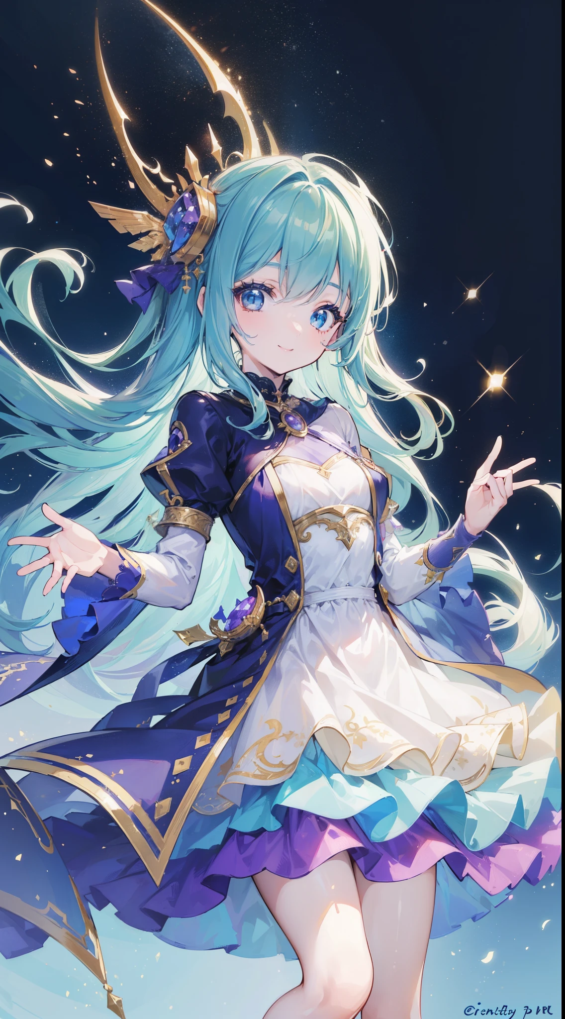 (((32k))), (16k), (8k), (4k), (((32k fantasy background))), (((Pretty girl))), (((cute girl))), (beautiful quality eyes), ((cute smile)), (((dress))), (((fantasy))), 