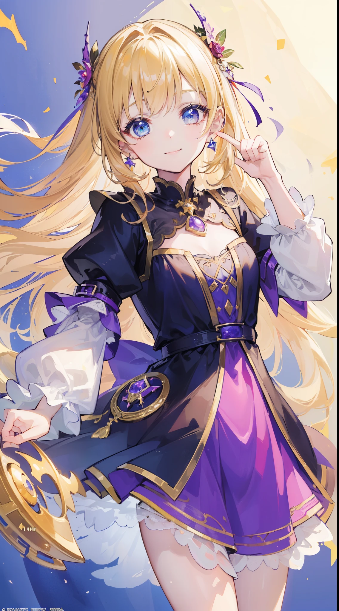 (((32k))), (16k), (8k), (4k), (((32k fantasy background))), (((Pretty girl))), (((cute girl))), (beautiful quality eyes), ((cute smile)), (((dress))), (((fantasy))), 