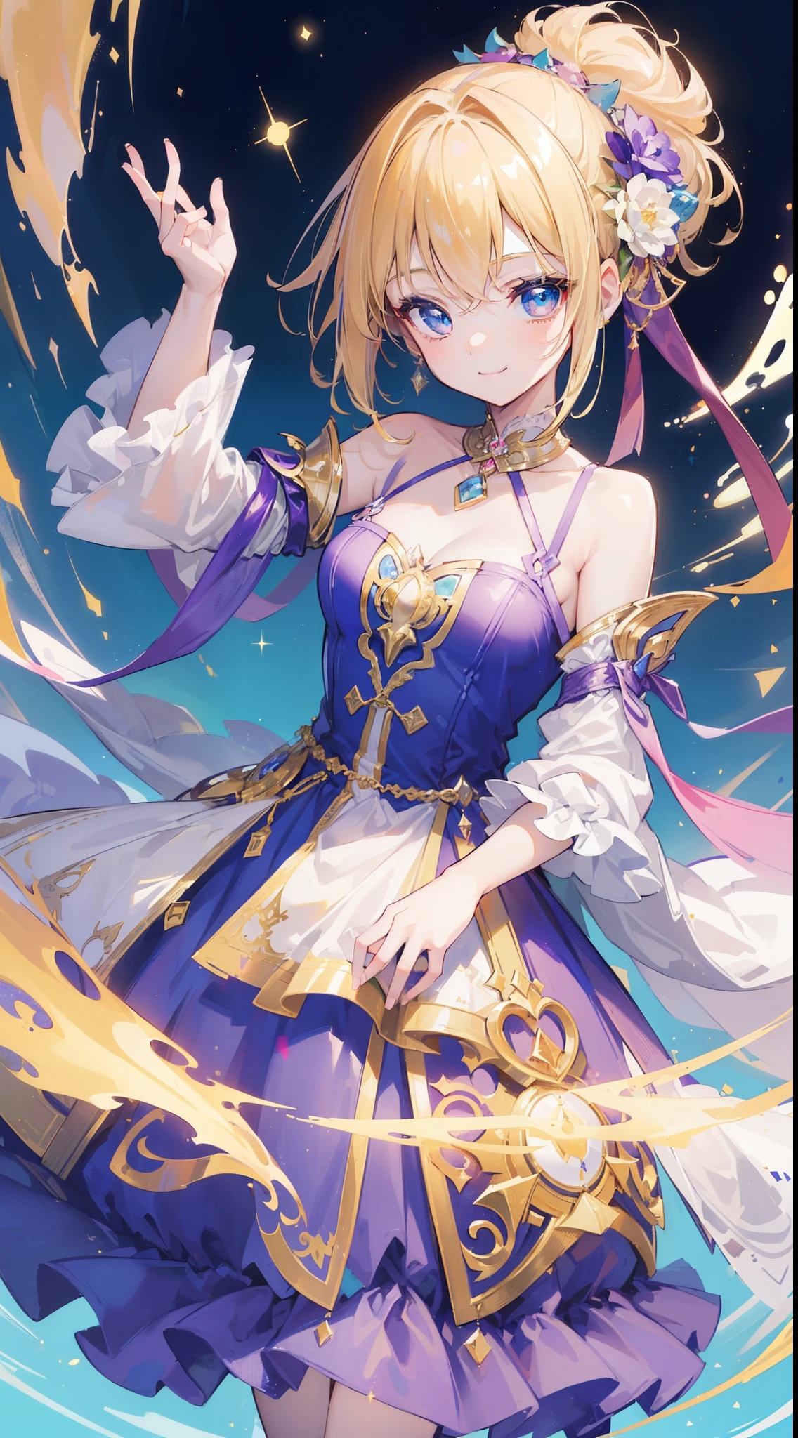 (((32k))), (16k), (8k), (4k), (((32k fantasy background))), (((Pretty girl))), (((cute girl))), (beautiful quality eyes), ((cute smile)), (((dress))), (((fantasy))),