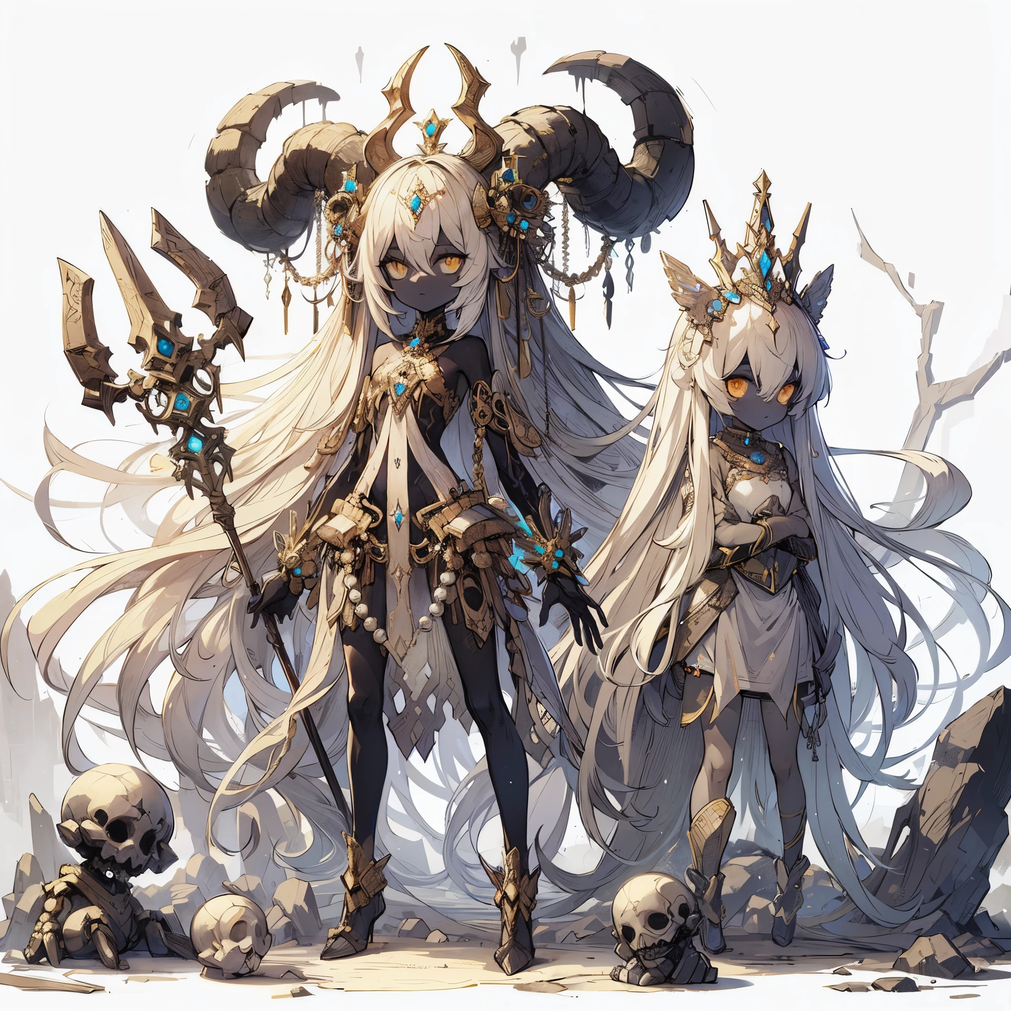(((Masterpiece))), (((high quality))), (((Primordial))), (((none-human))), (((4 arms))), ((5 eyes)), ((gray skin)), ((two long tails)), ((hand in tail))