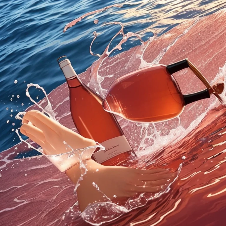 I drown all my problems in rosé