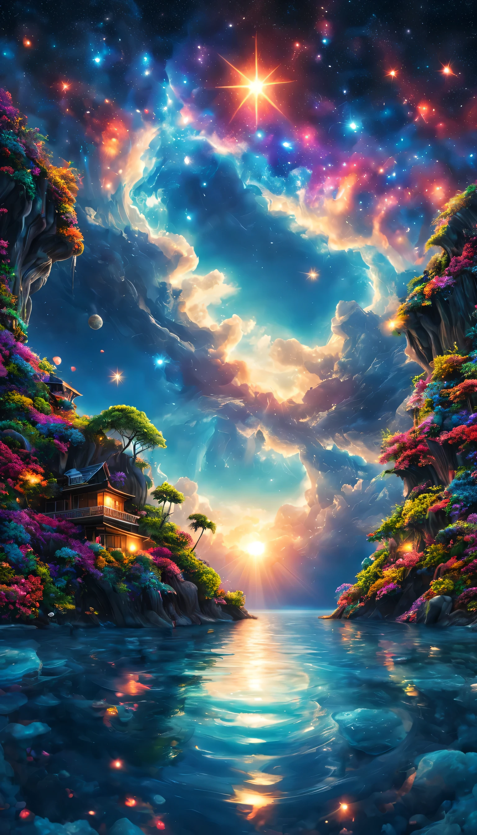 Highestのリゾート地の風景photograph,beautiful sea,高品質でwonderful家具:designer furniture,A beautiful sky spreads out,dream-like,summer,cloud,sky blue,Marine Blue,wonderful景色が広がります,Luxury Resorts,luxurious space,Velar,An environment surrounded by rich nature,Highestの時間をあなたに,Highest品質,photograph,structurally correct,perfect composition,広告用に撮影されたphotograph,beautiful light and shadow,Photographed by a professional photographer,Highestのリゾート地に選ばれた,rich colors,Cast colorful spells,be familiar with,fantastic,wonderful,maldives,light effect,Sparkling,reflection,night,night空,star,Highest